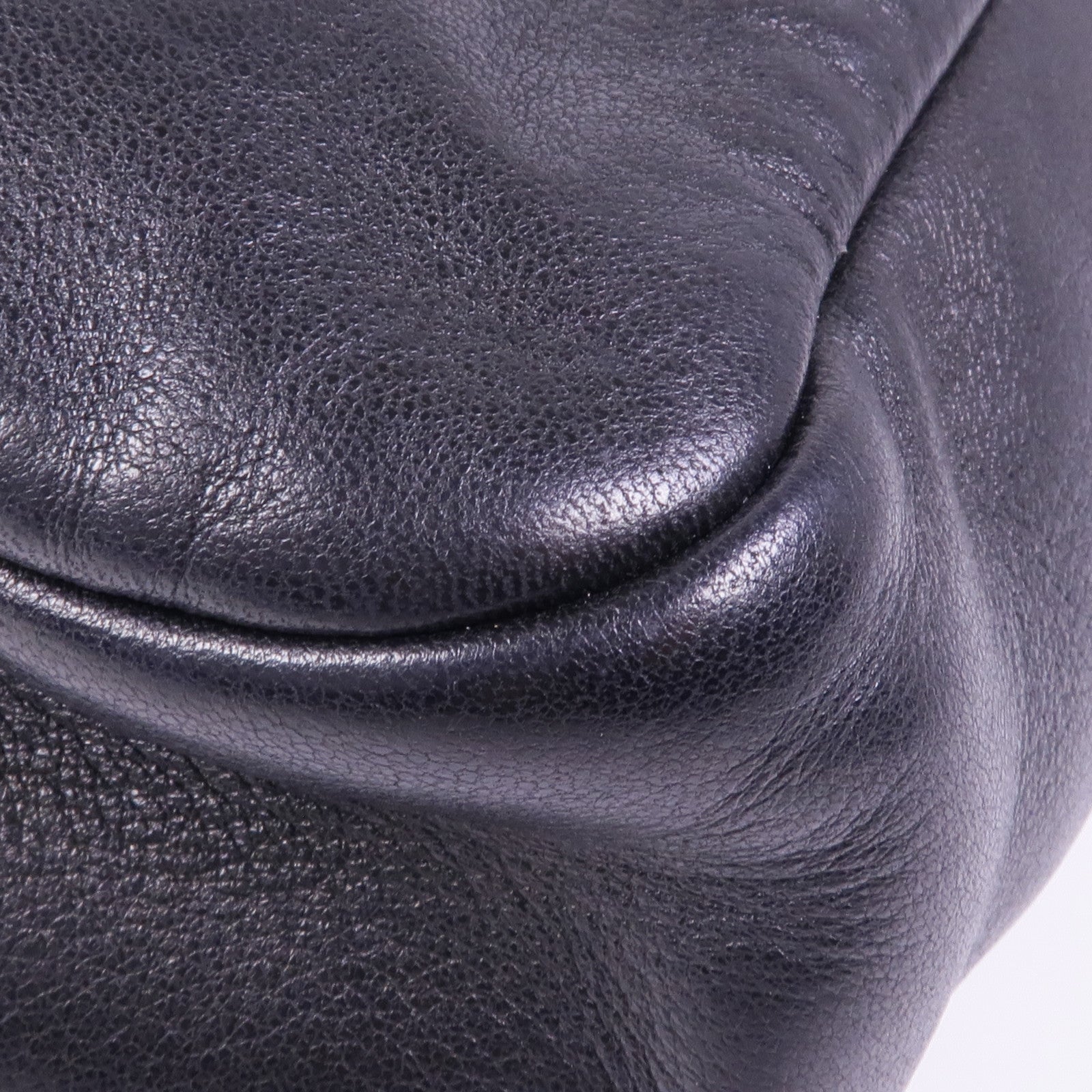 CHANEL 羊皮皮革Shoulder Bag銀扣肩背袋