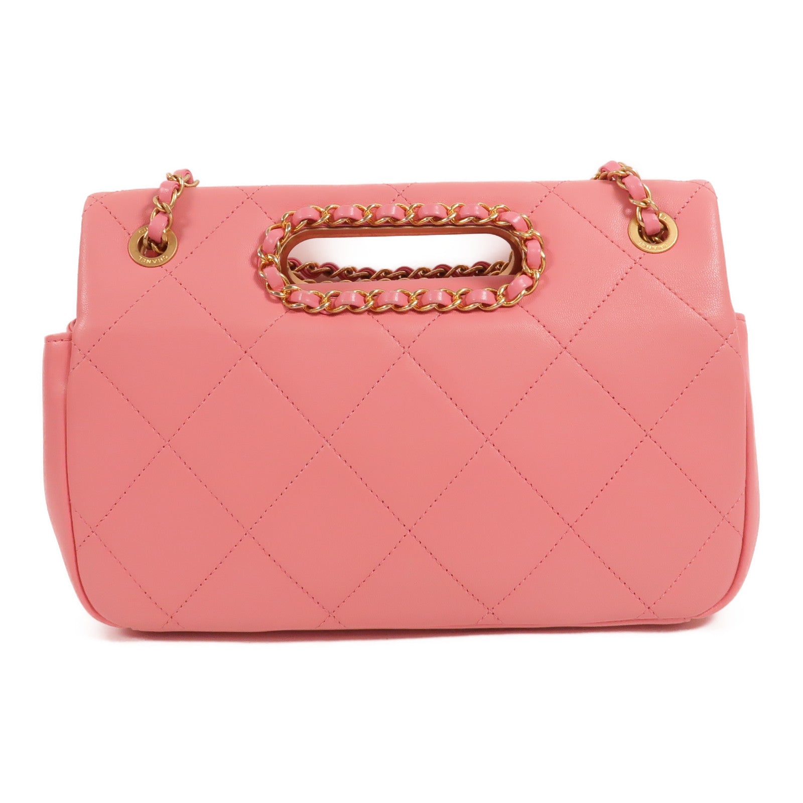 CHANEL 羊皮皮革A Real Catch Flap Bag手挽肩背兩用袋