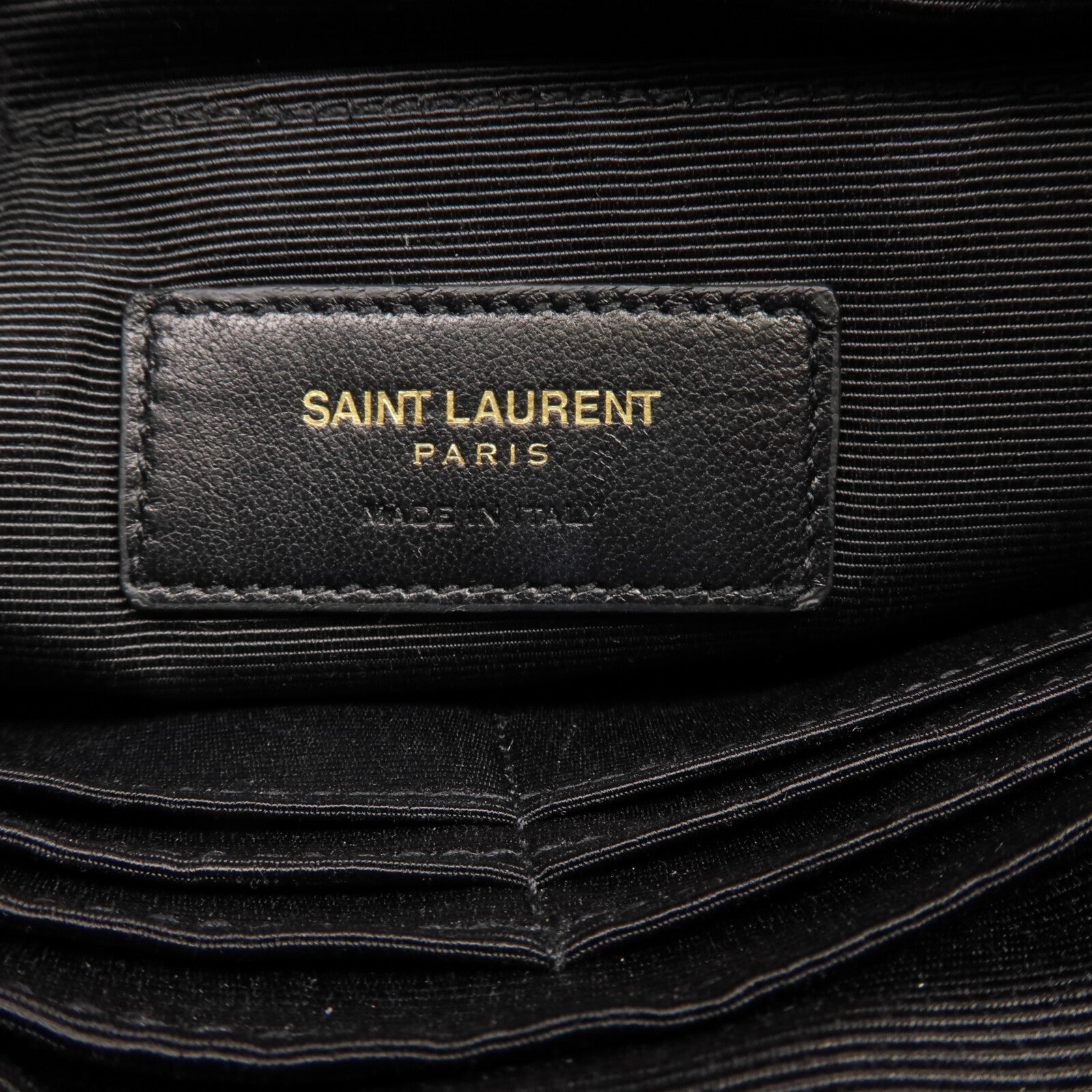SAINT LAURENT 牛皮皮革Pouch手拿包
