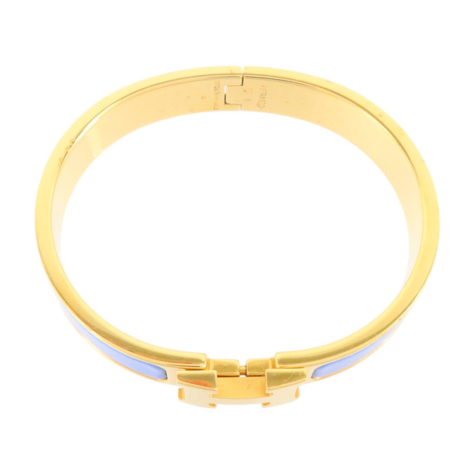 HERMES 金屬/琺瑯Clic H Bracelet金扣手鏈