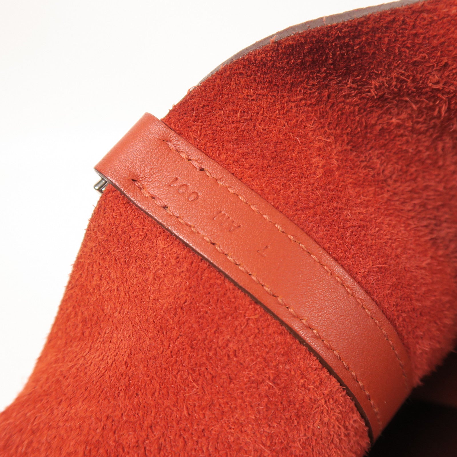 HERMES Clemence皮革Picotin MM銀扣手挽袋Rough/Brique