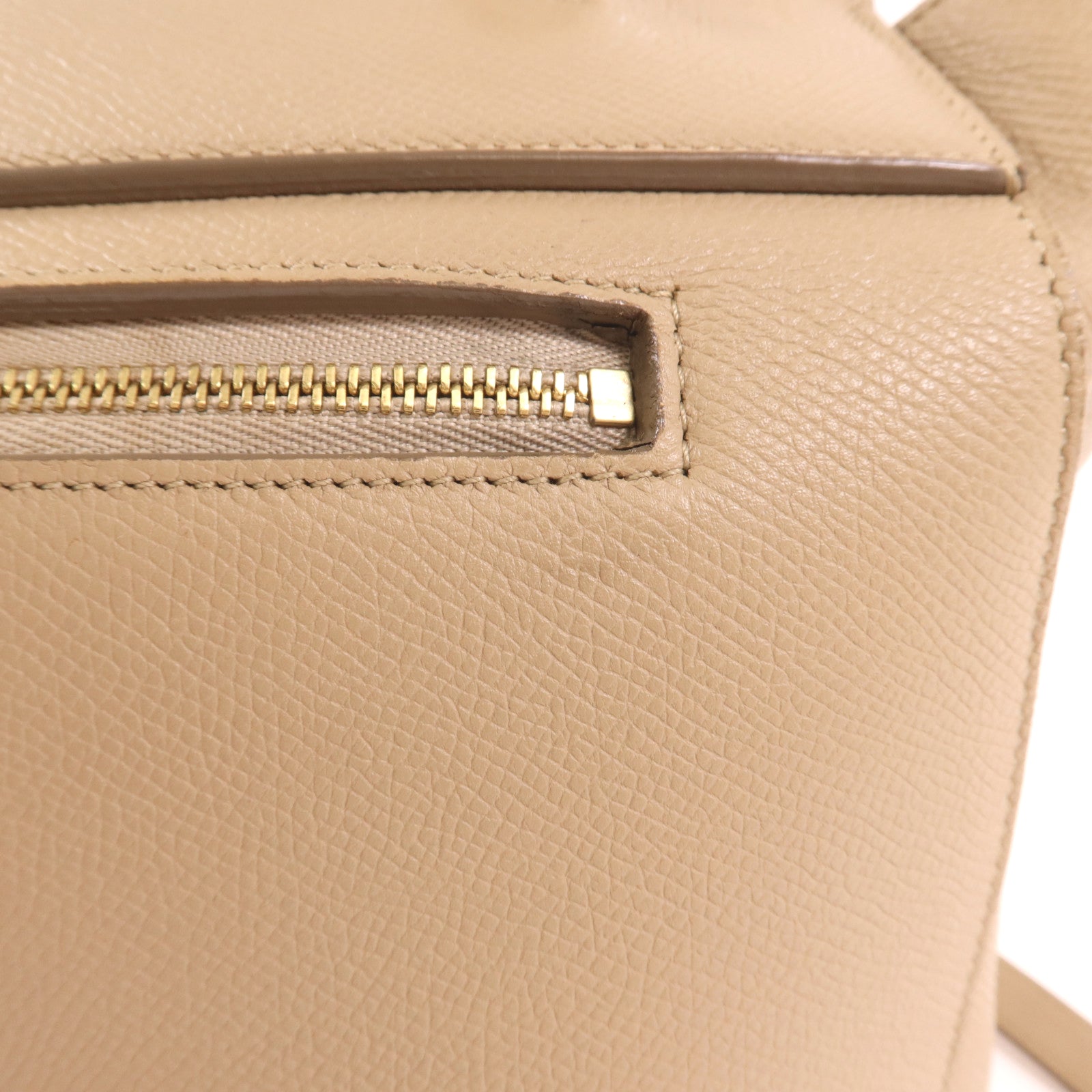CELINE 牛皮皮革Mini Belt Bag金扣手挽肩背兩用袋