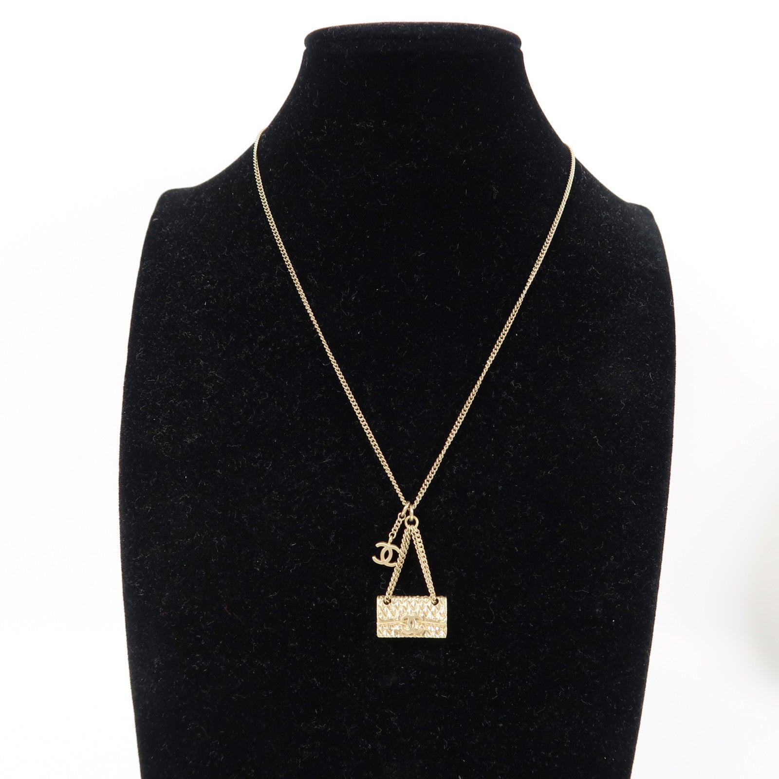 CHANEL 金屬Necklace項鍊金色