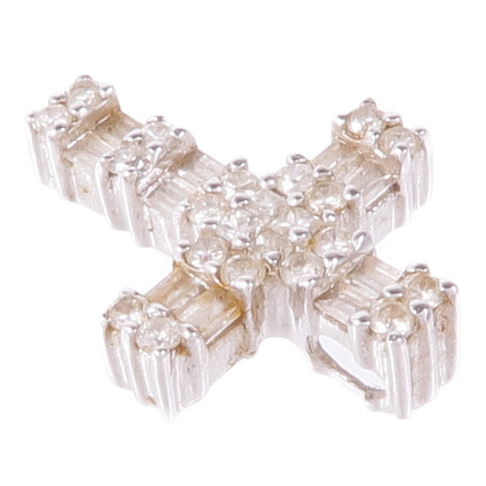JEWELRY Diamond Pendant Top 18K White Gold