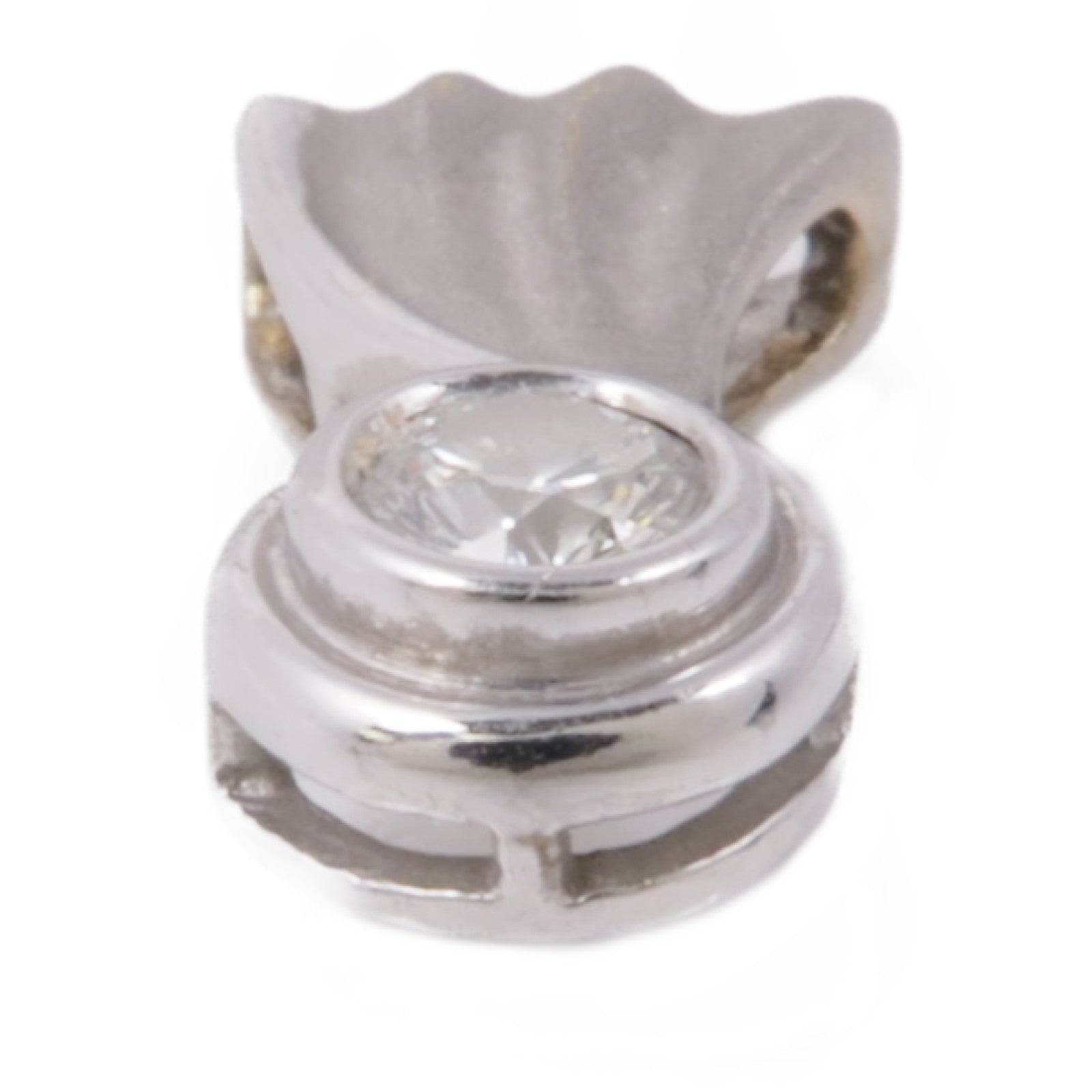 JEWELRY 18K白金Diamond Pendant Top鑽石吊墜