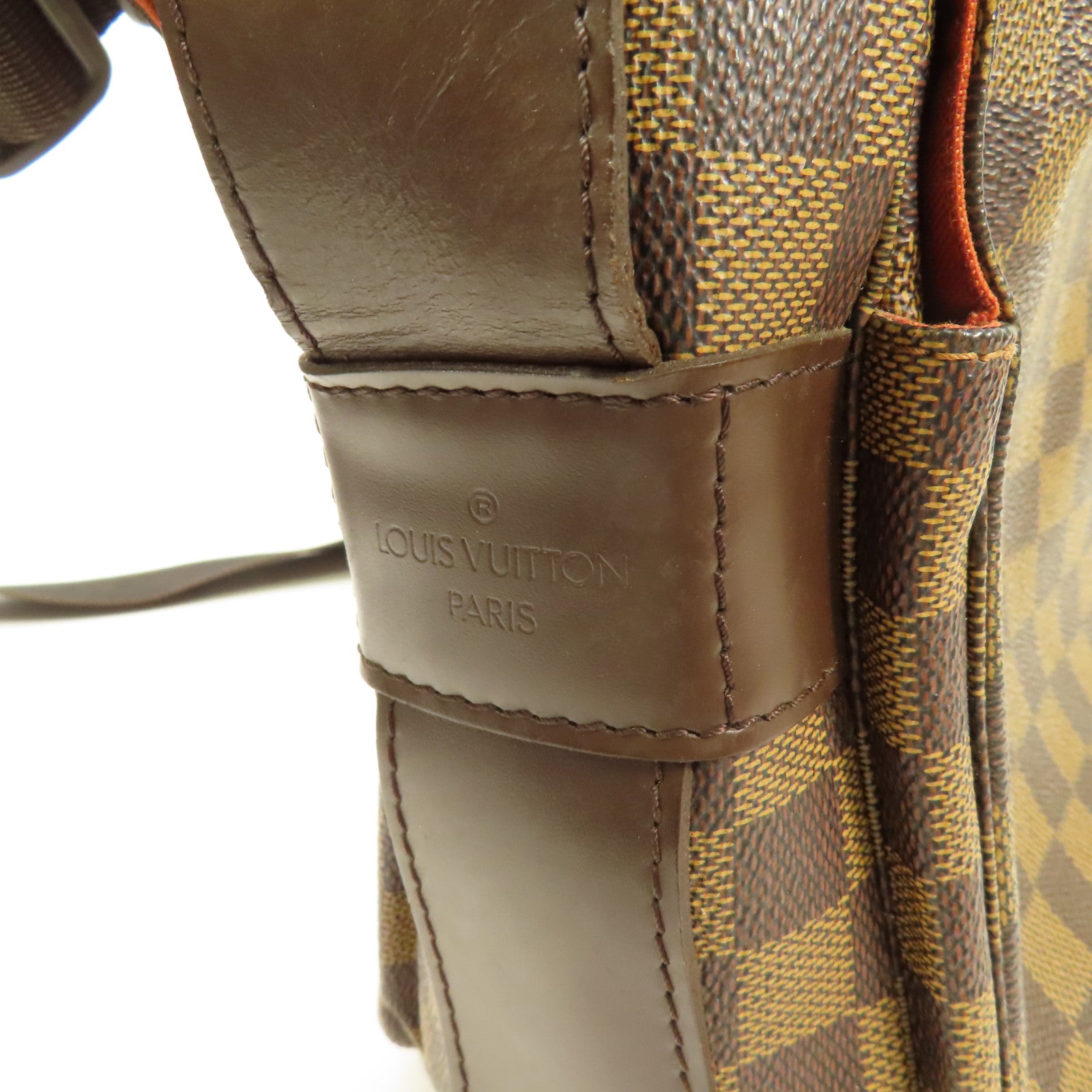 LOUIS VUITTON Damier Naviglio金扣肩背袋