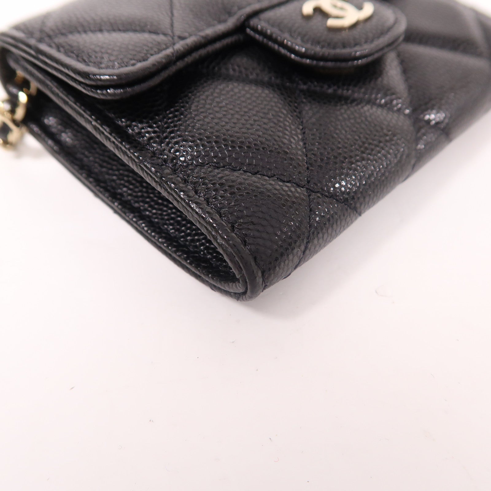CHANEL 牛皮皮革Shoulder Bag金扣肩背袋