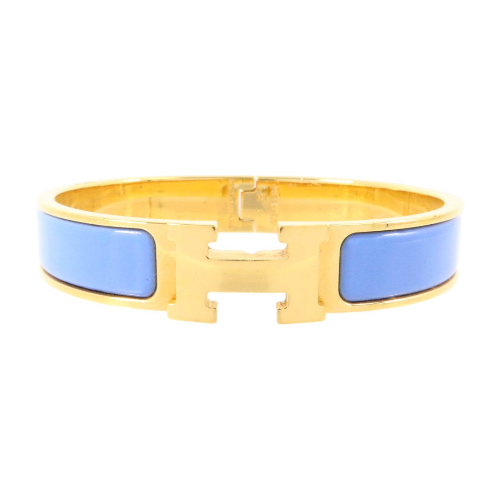 HERMES 金屬/琺瑯Clic H Bracelet金扣手鏈