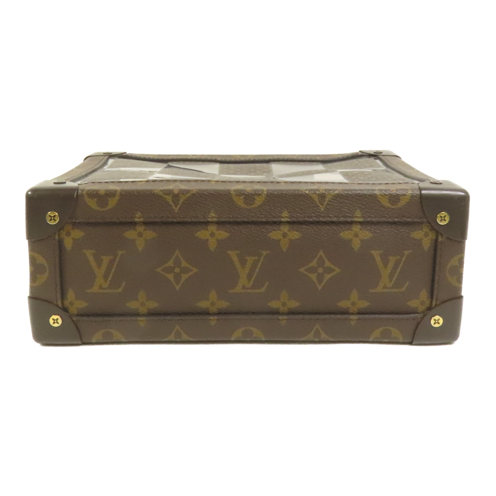 LOUIS VUITTON Monogram PVC CHESS SOFT TRUNK肩背袋
