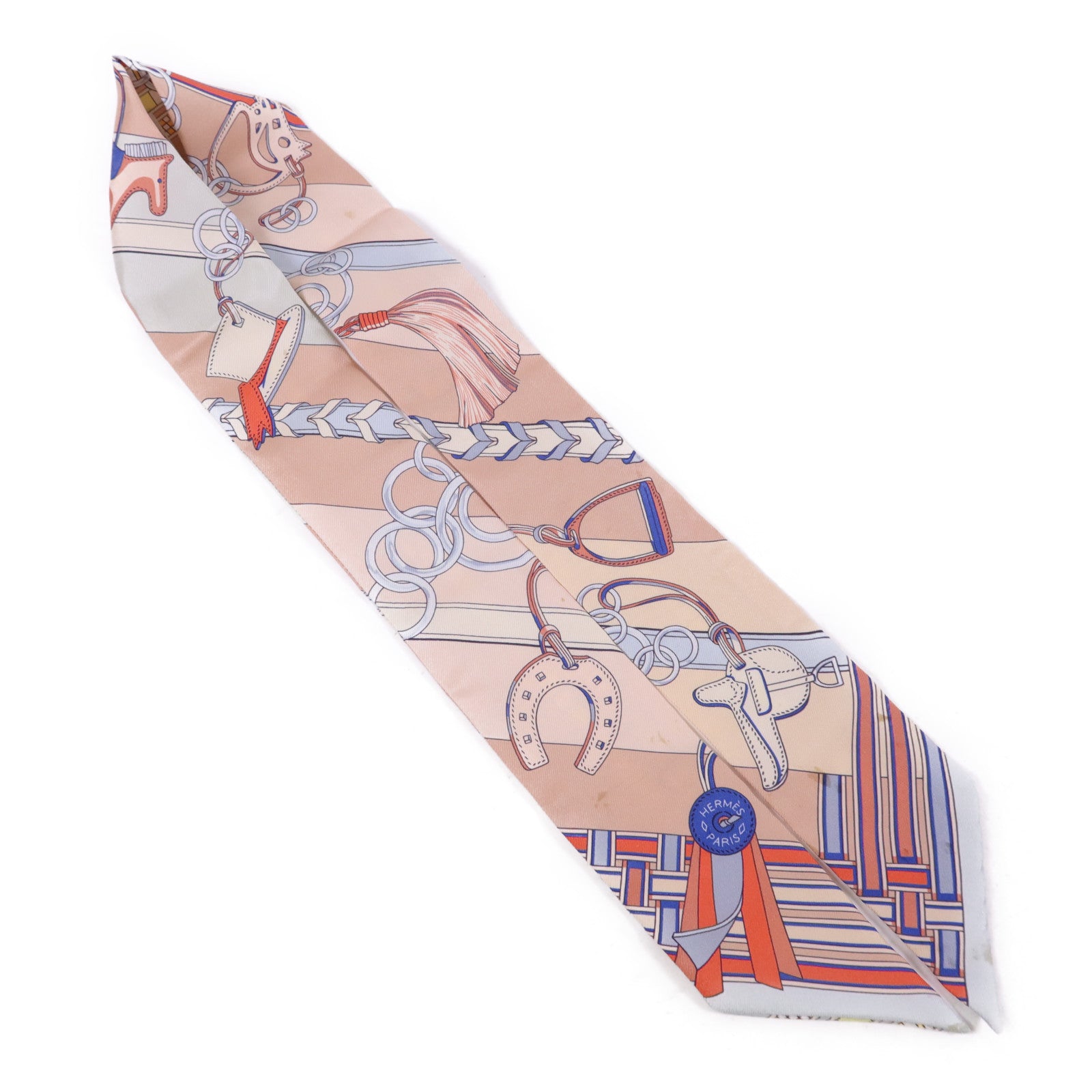 HERMES 絲質Twilly絲巾
