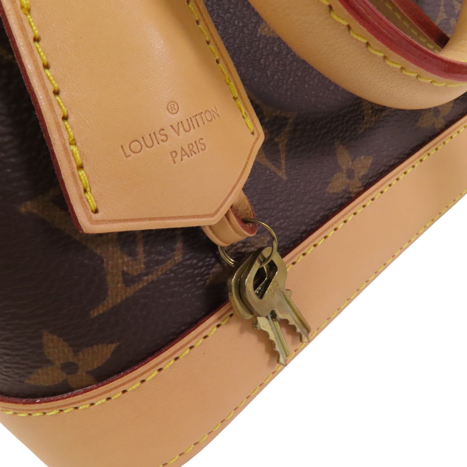 LOUIS VUITTON Monogram Alma BB金扣手挽肩背兩用袋