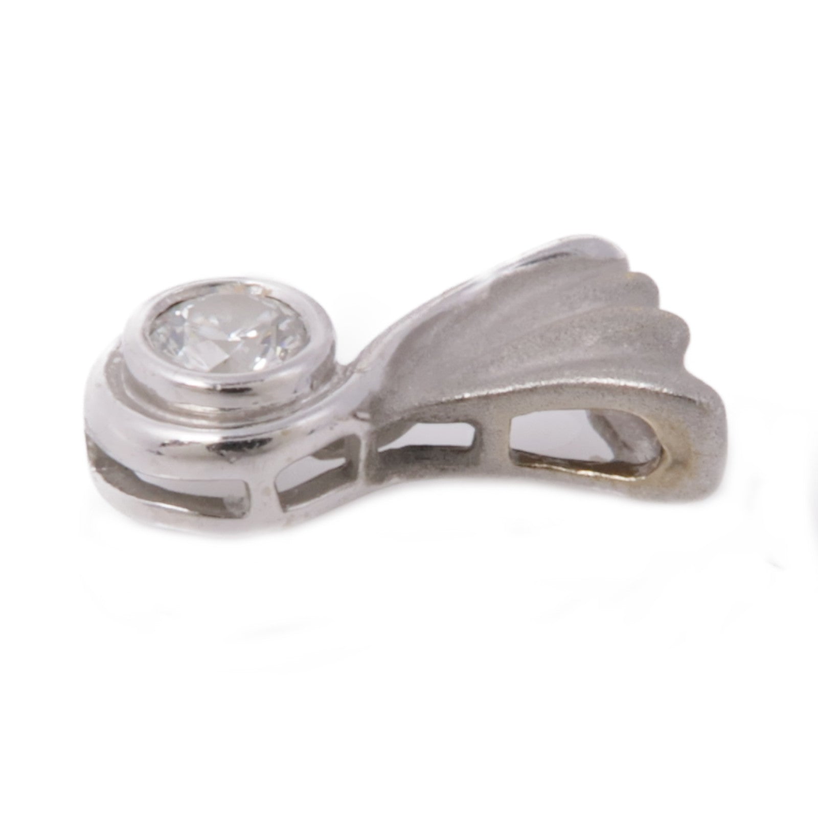 JEWELRY 18K白金Diamond Pendant Top鑽石吊墜