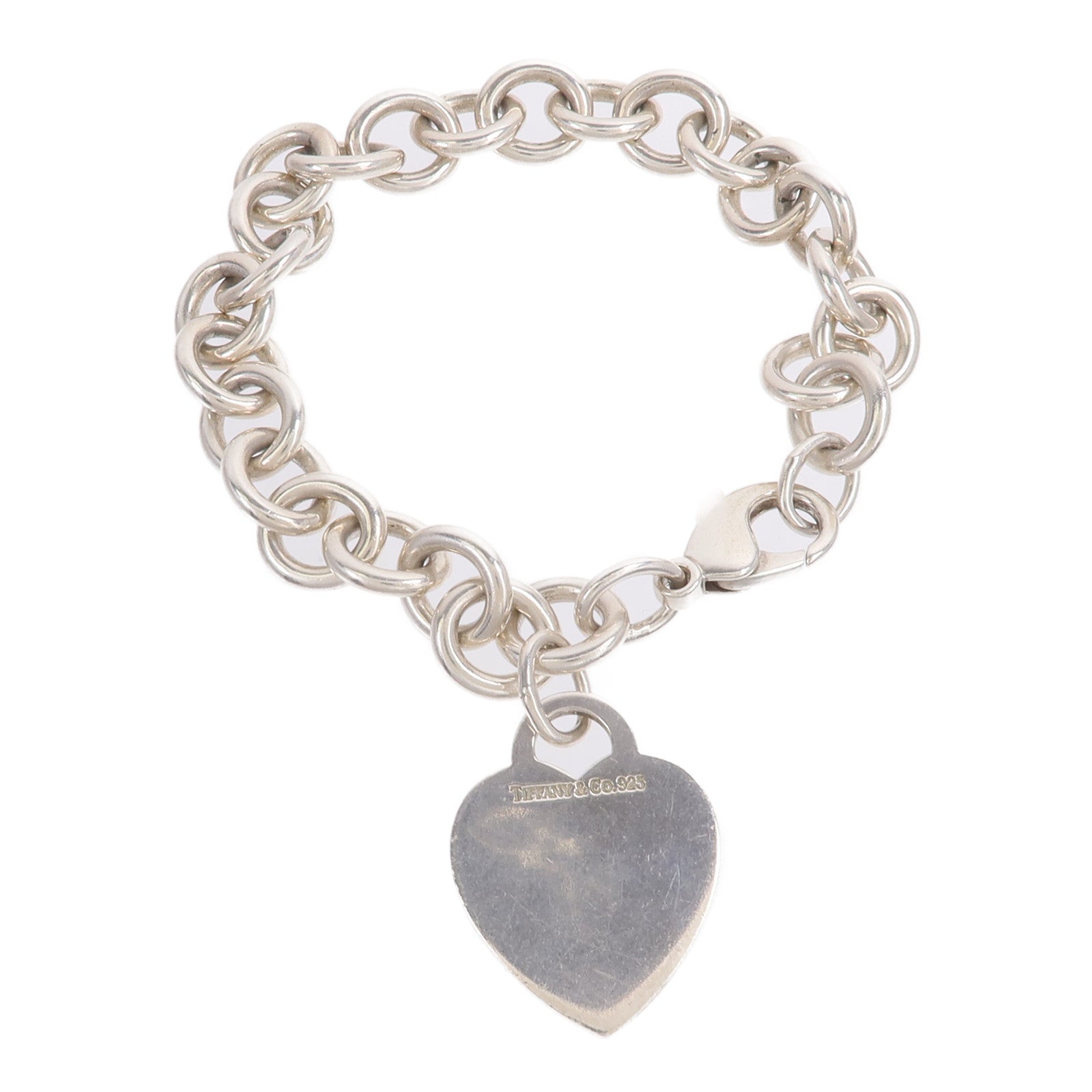 TIFFANY＆CO 925純銀Return to Tiffany Heart Tag Bracelet手鏈