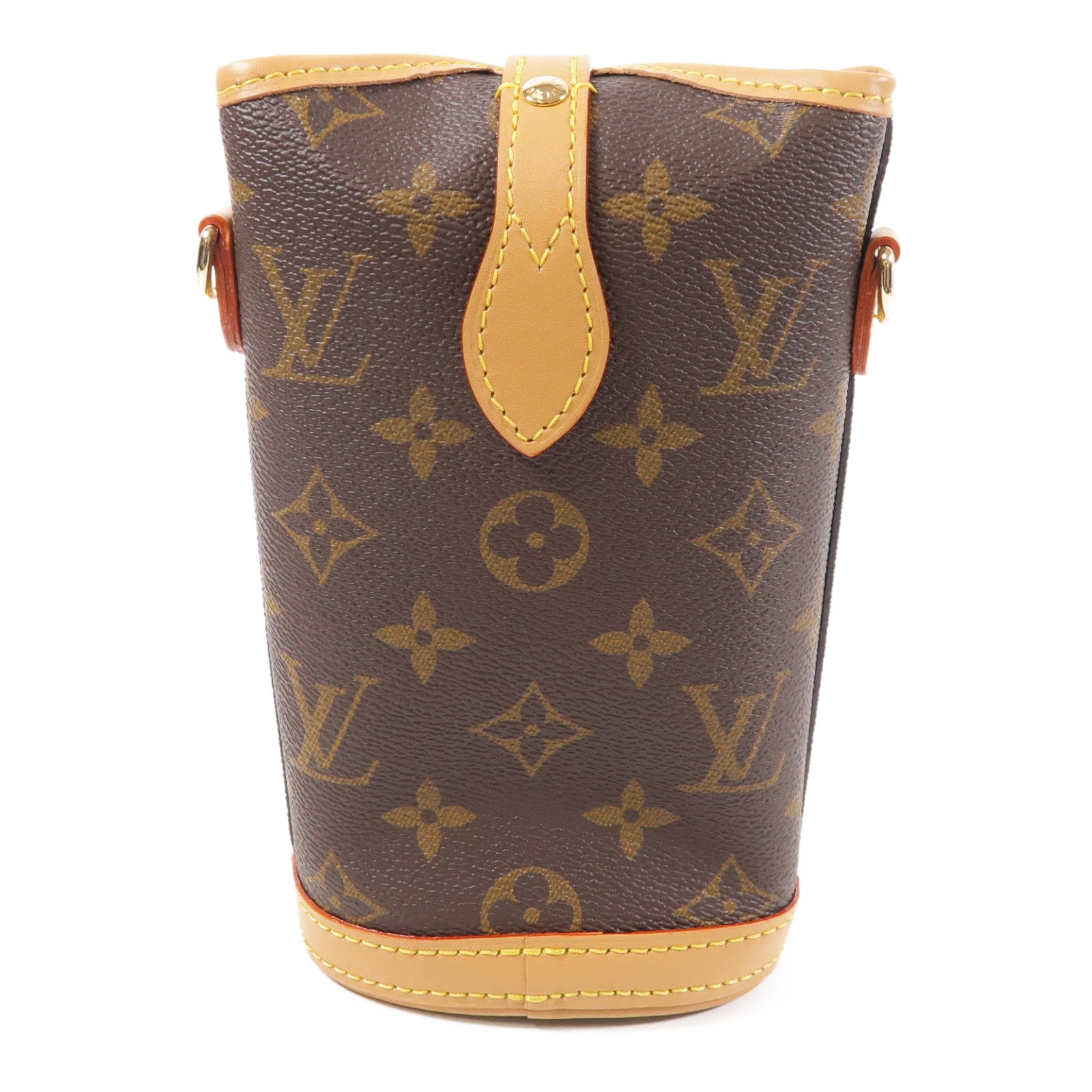 LOUIS VUITTON LV GHW Fold Me Pouch Shoulder Bag M80874 Monogram Brown