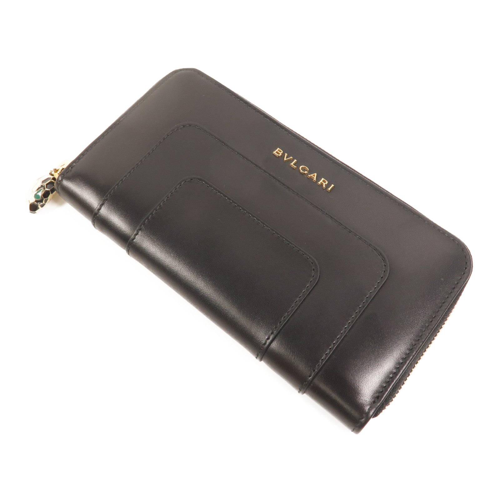 BVLGARI 牛皮皮革Long Wallet長錢包
