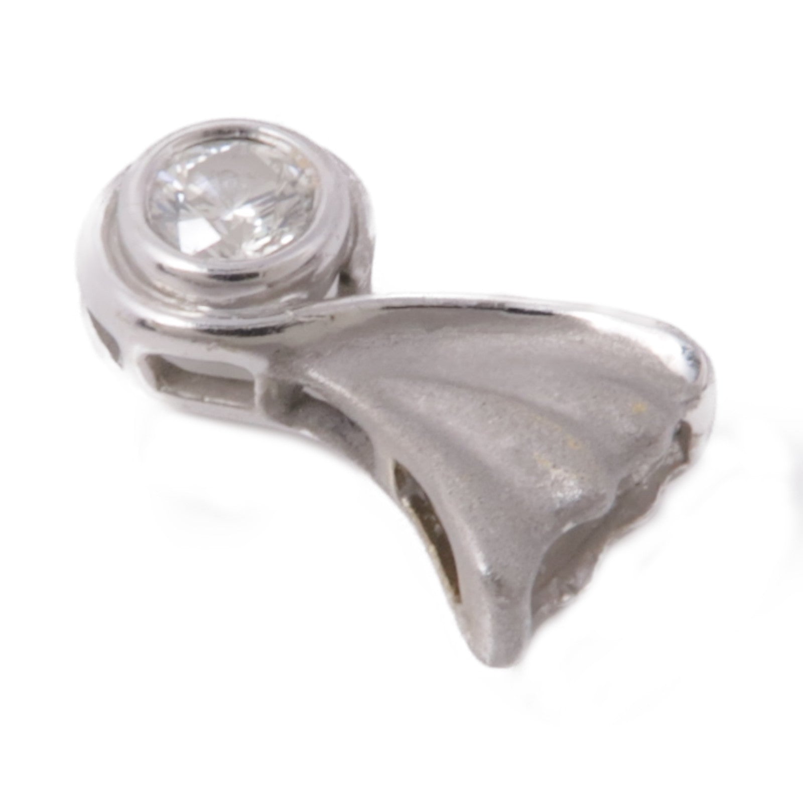 JEWELRY 18K白金Diamond Pendant Top鑽石吊墜