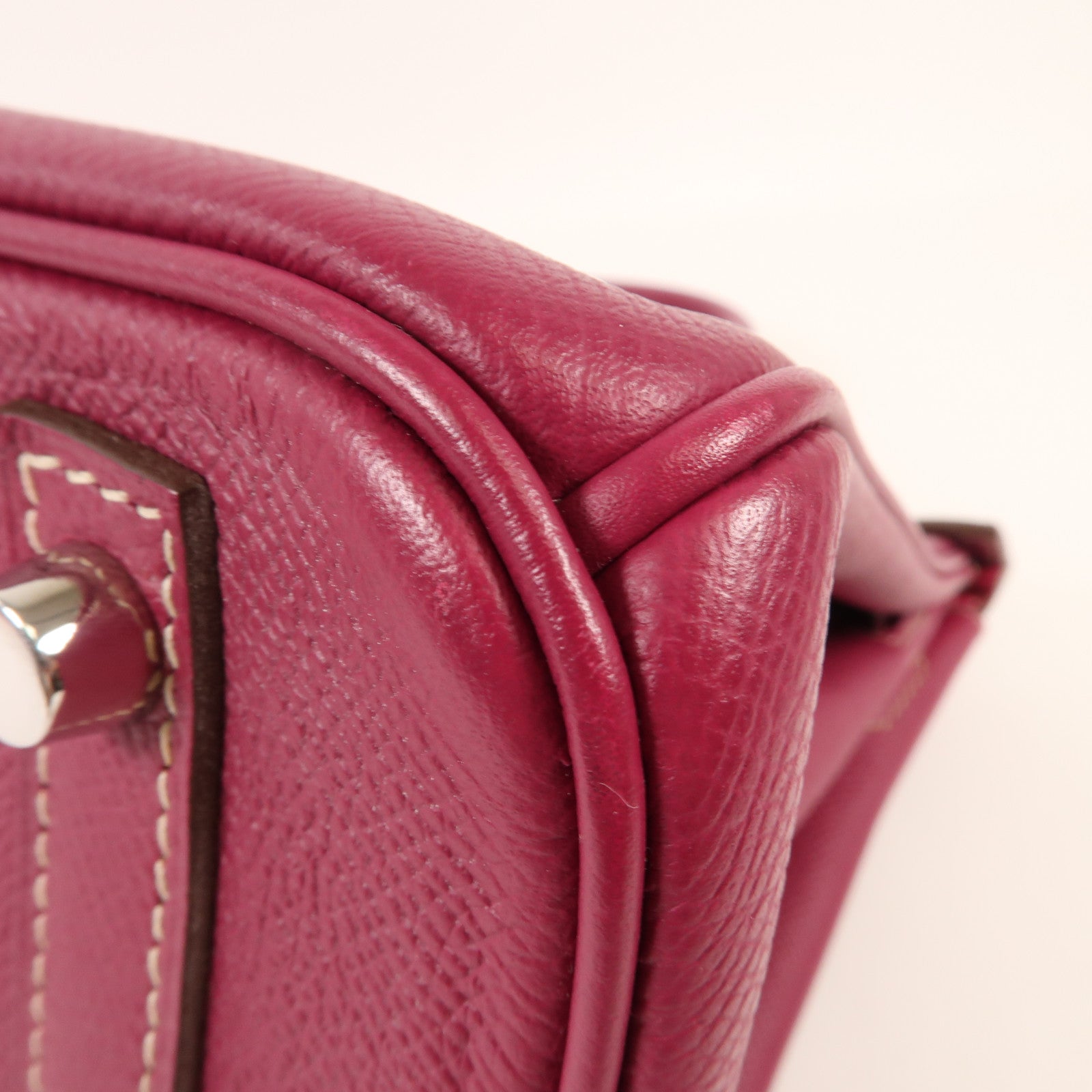HERMES Epsom皮革Birkin 30銀扣手挽袋