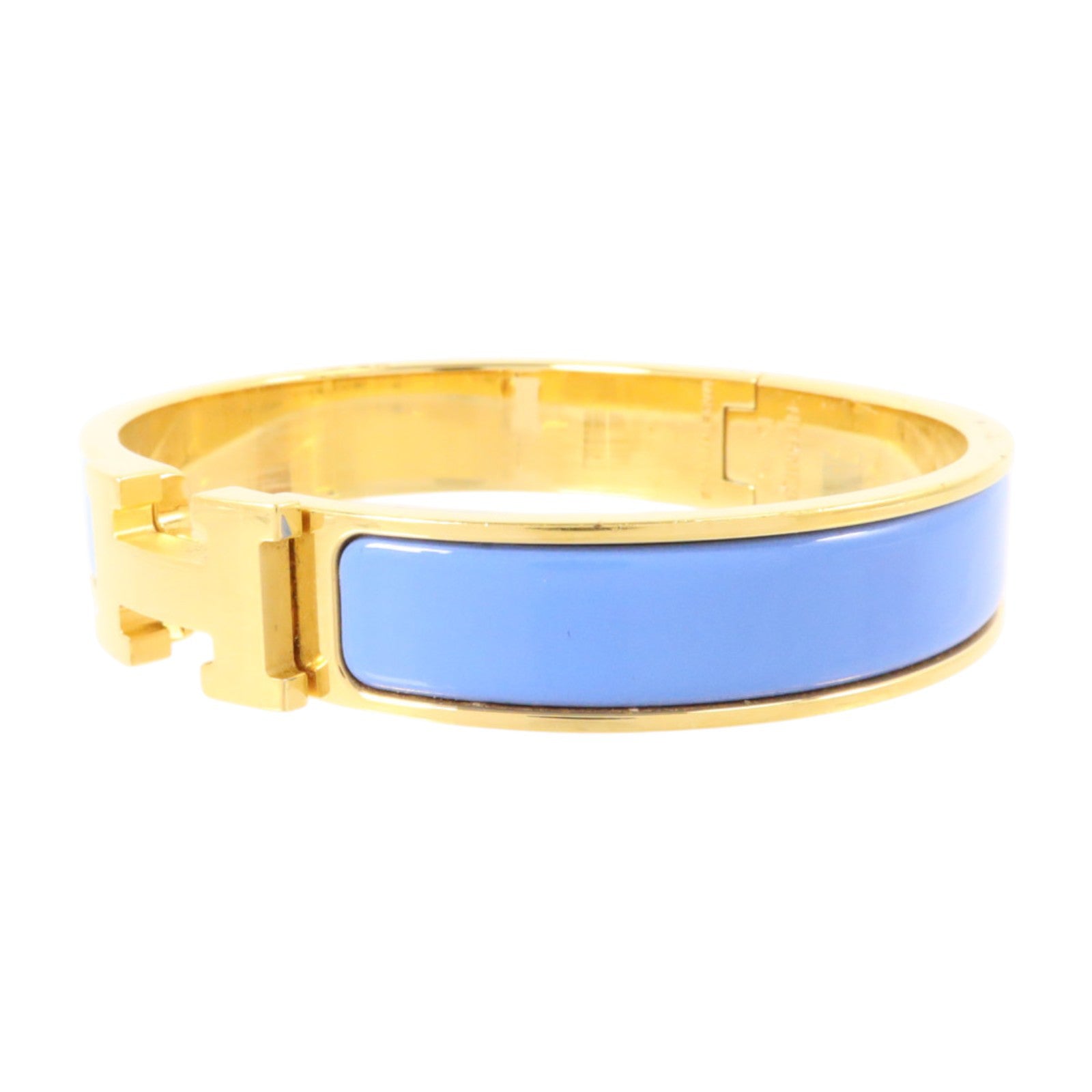 HERMES 金屬/琺瑯Clic H Bracelet金扣手鏈