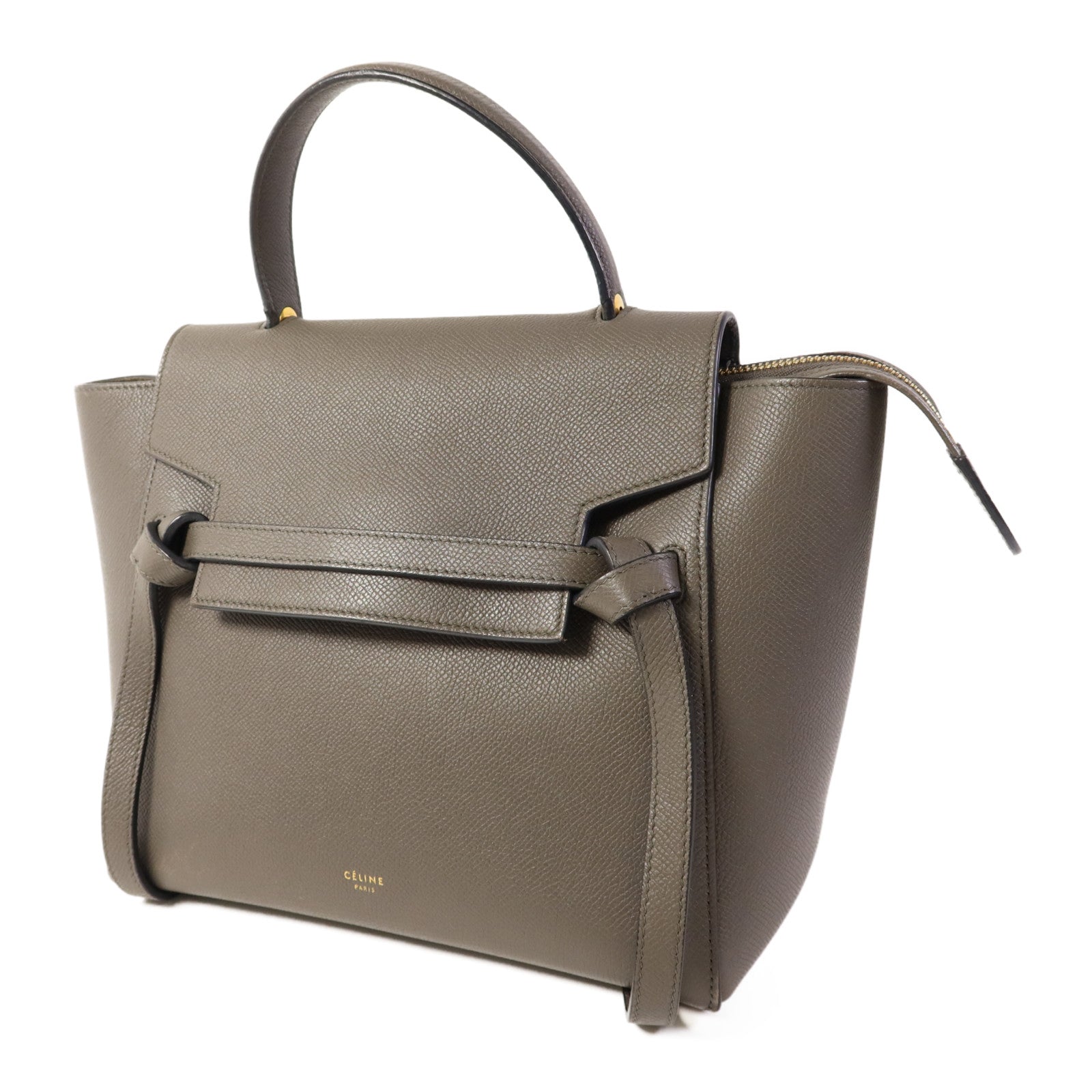 CELINE 牛皮皮革Belt Bag金扣手挽肩背兩用袋