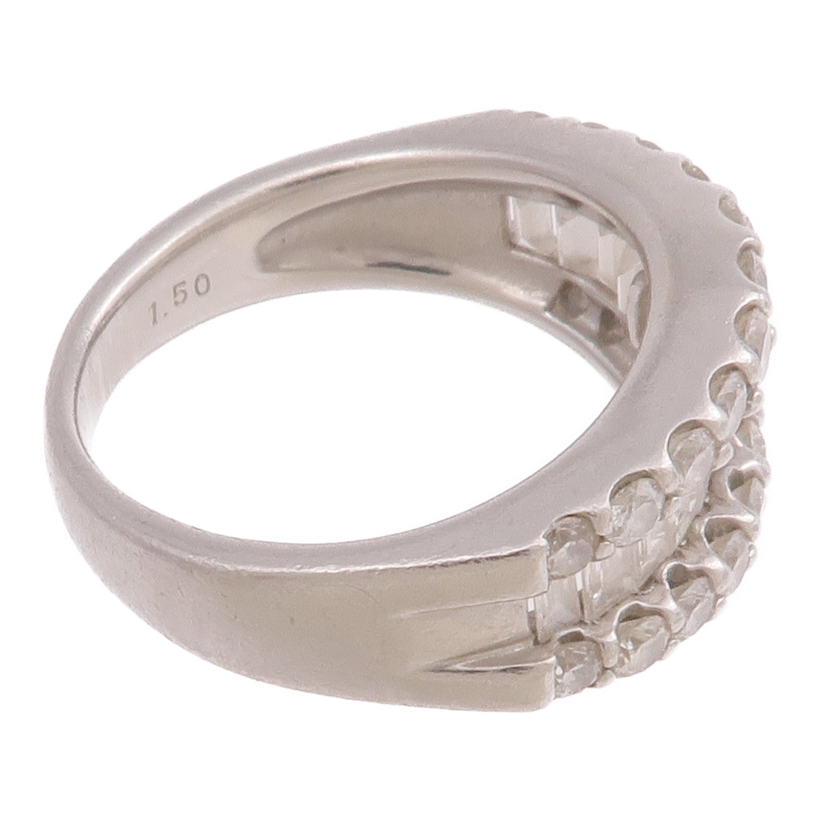 JEWELRY 【激減優惠】PT900鉑金Diamond Ring鑽石戒指US#5.25