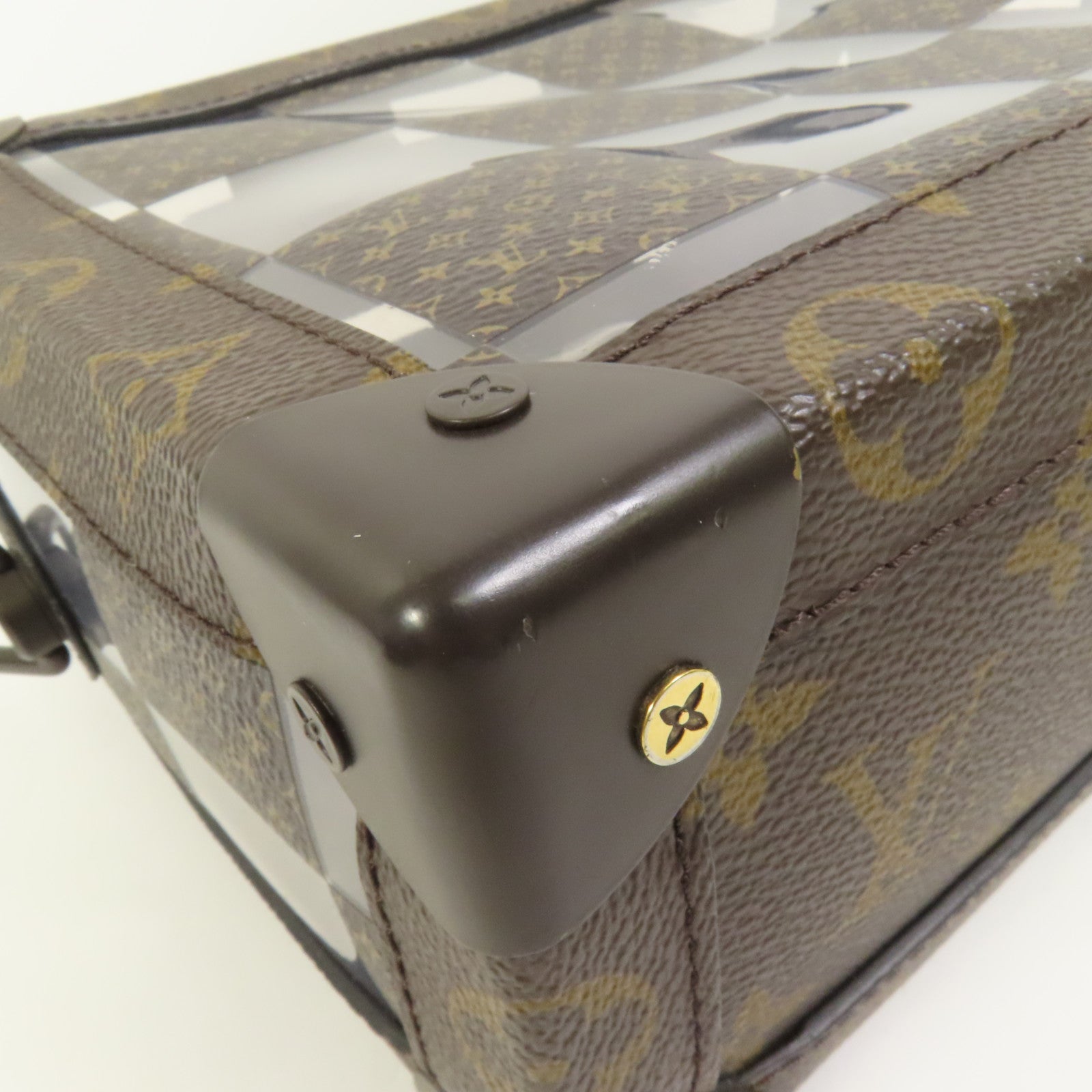 LOUIS VUITTON Monogram PVC CHESS SOFT TRUNK肩背袋