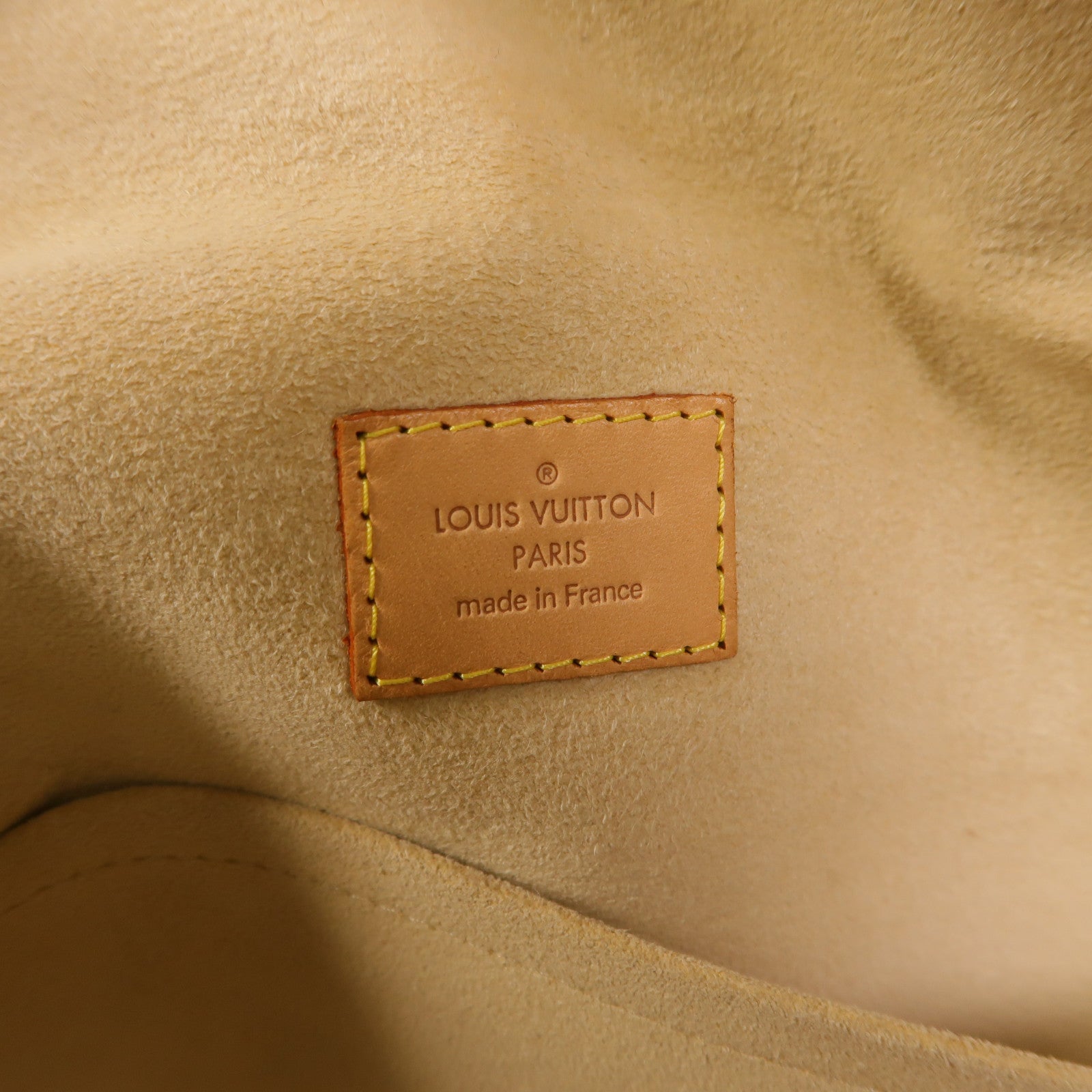 LOUIS VUITTON Monogram Manhattan GM金扣手挽袋棕色