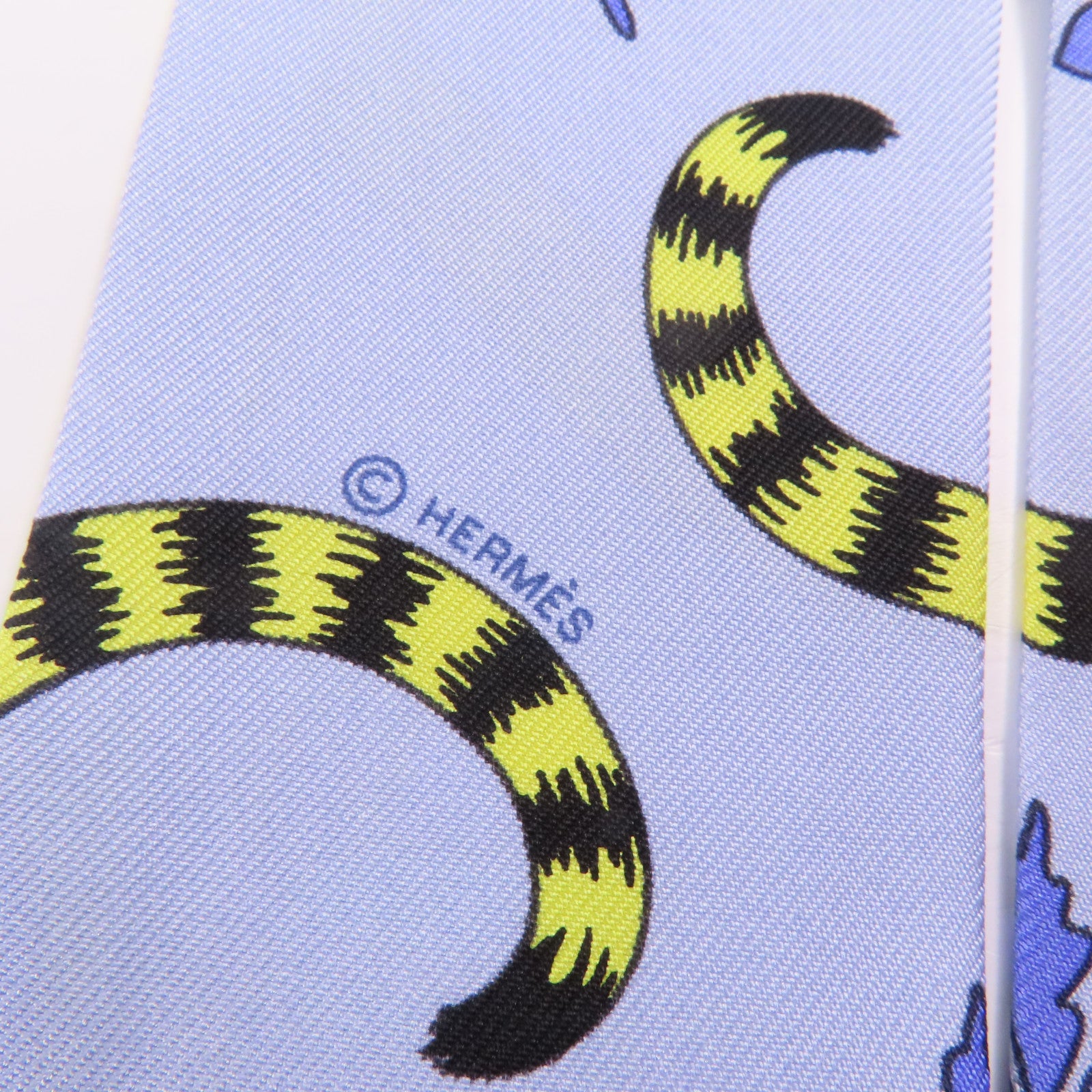 HERMES 絲質Twilly絲巾