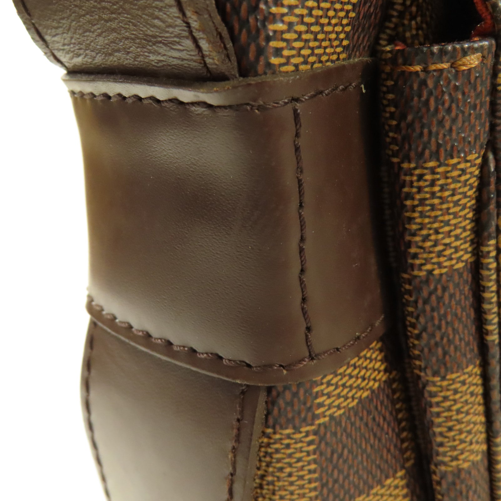 LOUIS VUITTON Damier Naviglio金扣肩背袋