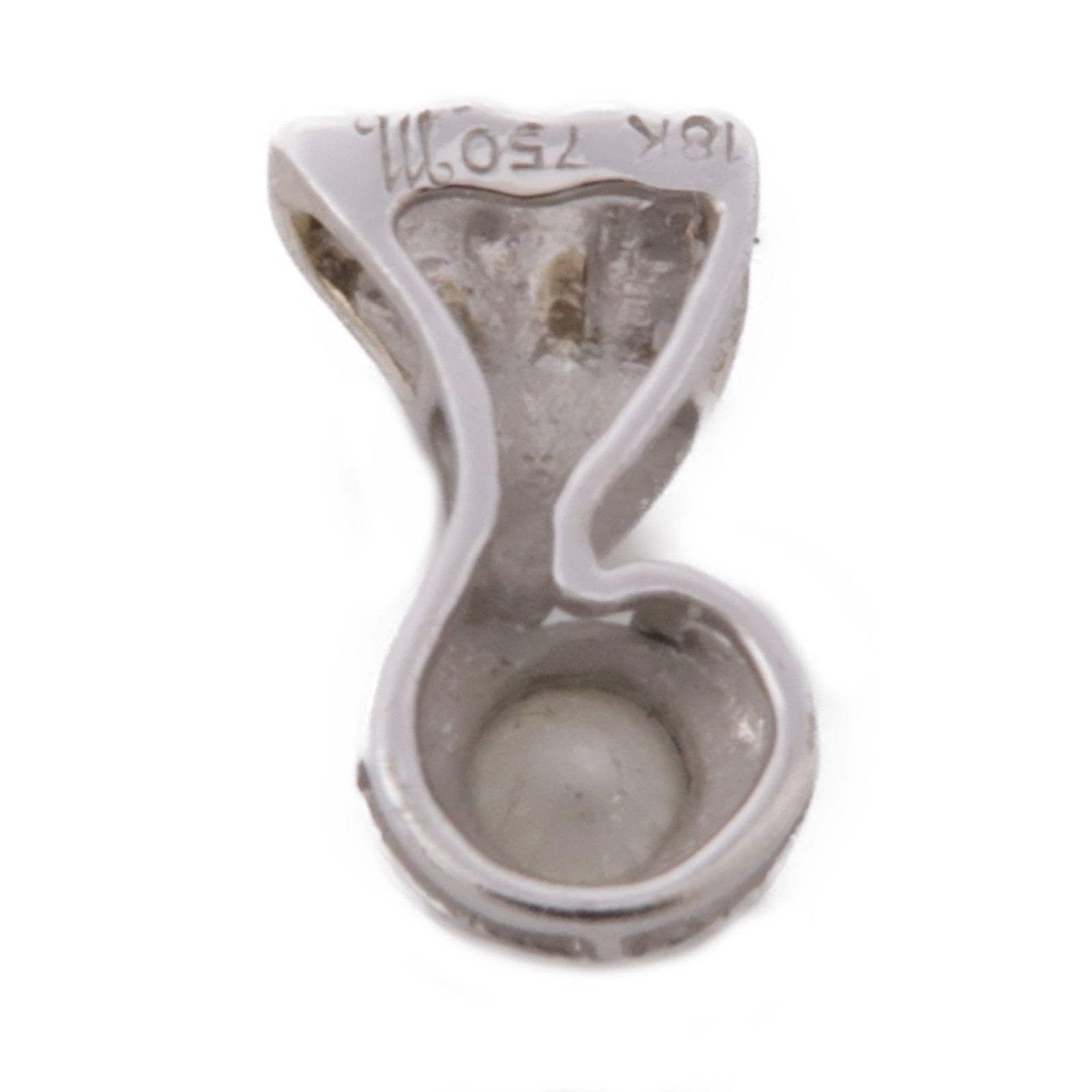 JEWELRY 18K白金Diamond Pendant Top鑽石吊墜