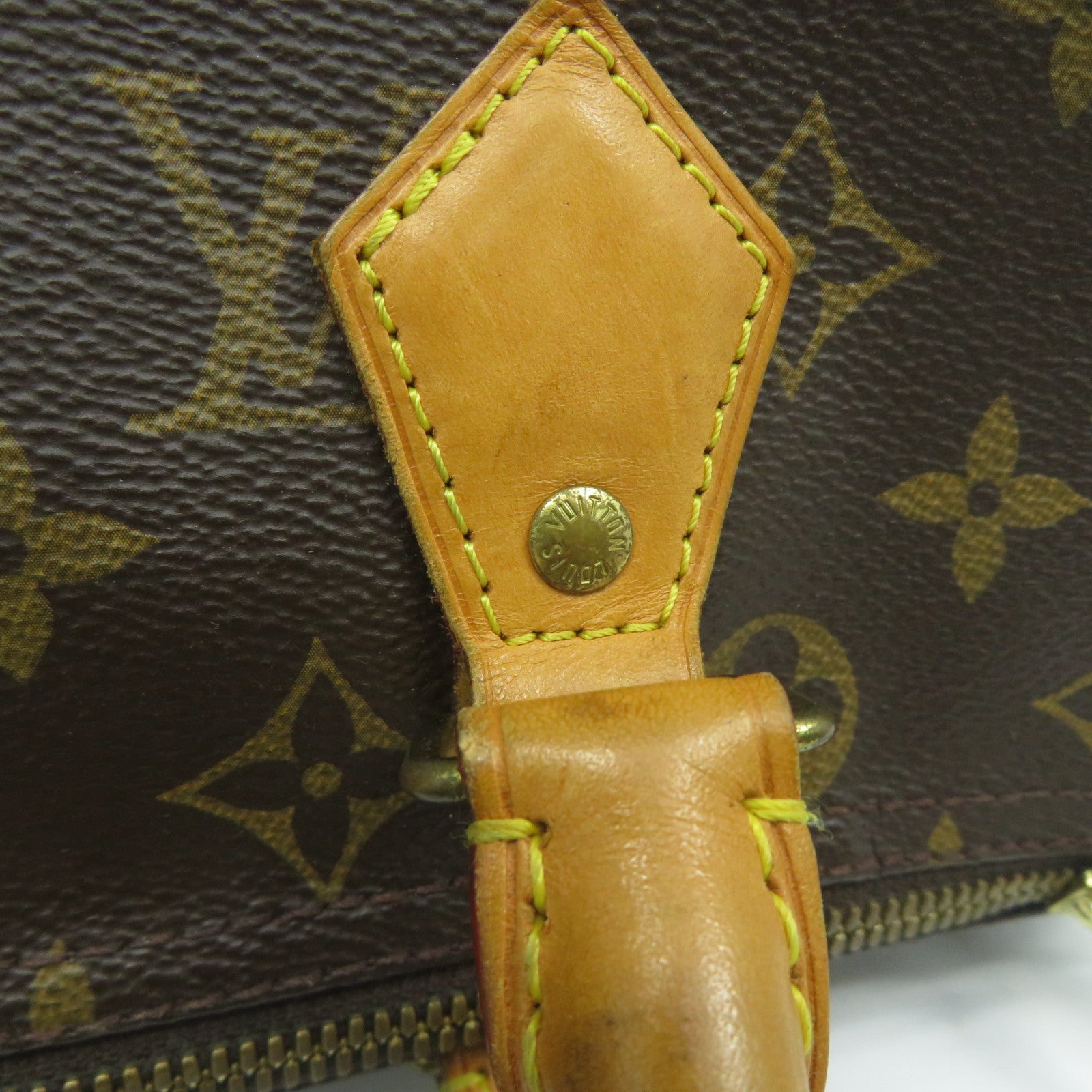 LOUIS VUITTON Monogram Speedy Bandouliere 30金扣手挽肩背兩用袋啡色