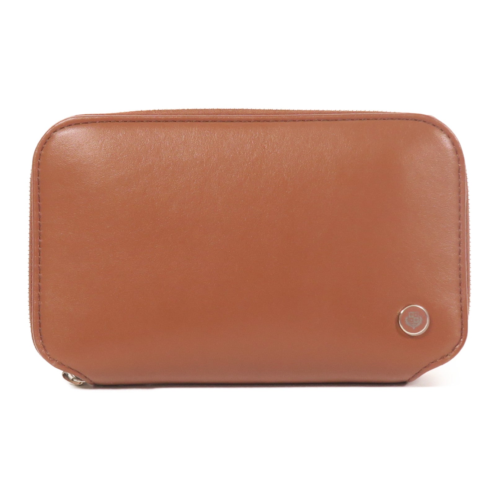 Loro Piana 羊皮皮革Wallet銀扣錢包