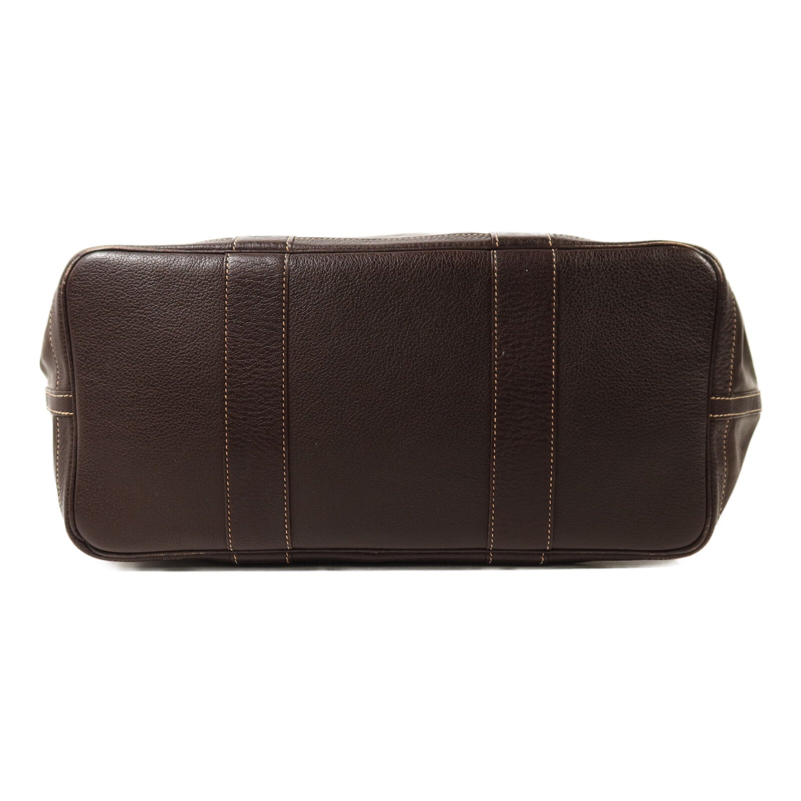 HERMES Amazonia Garden Party PM銀扣手挽袋Brown