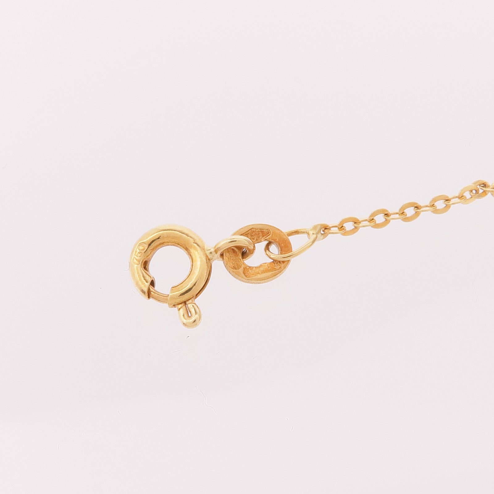 MIKIMOTO 18K黃金Pearl Diamond Necklace珍珠/鑽石項鍊