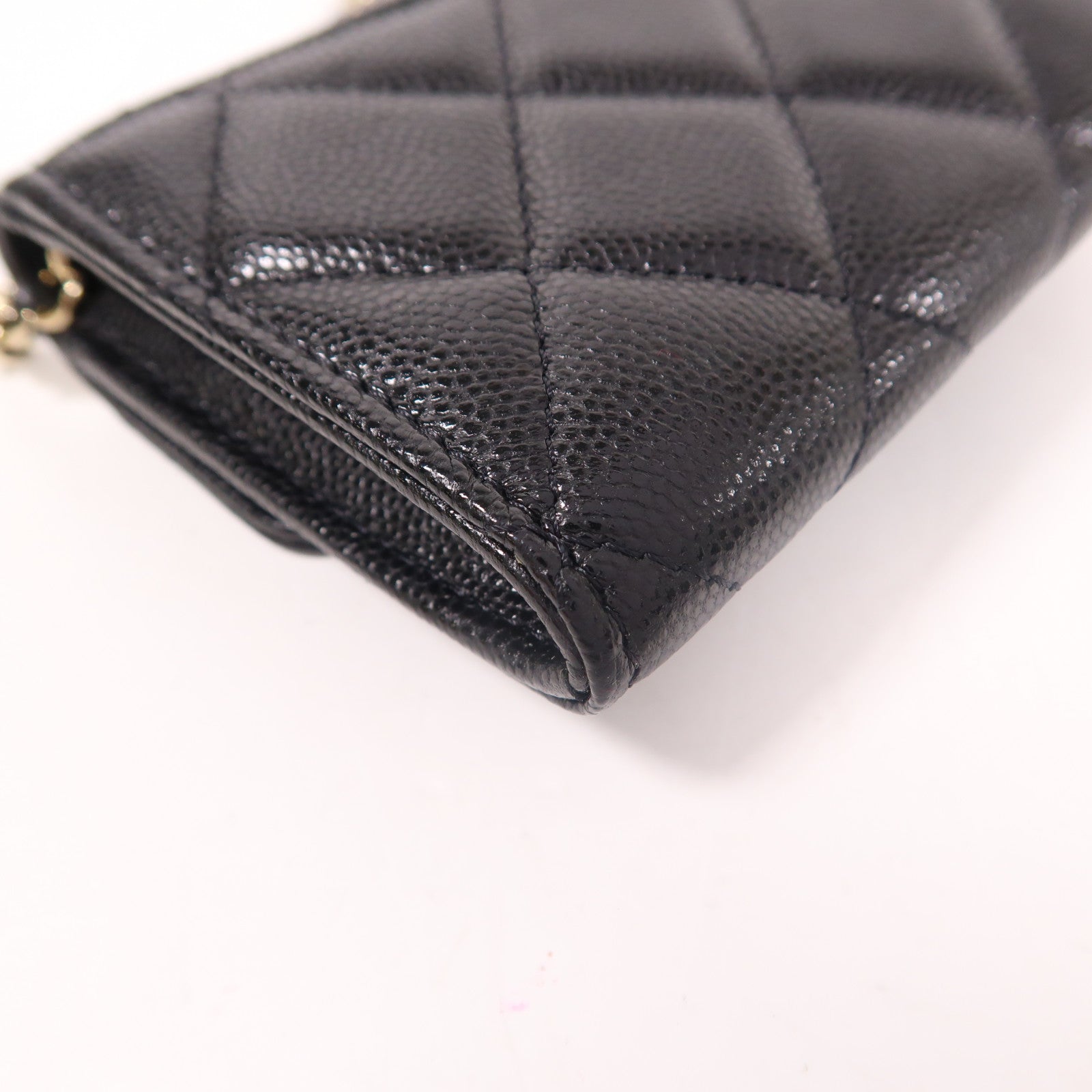 CHANEL 牛皮皮革Shoulder Bag金扣肩背袋