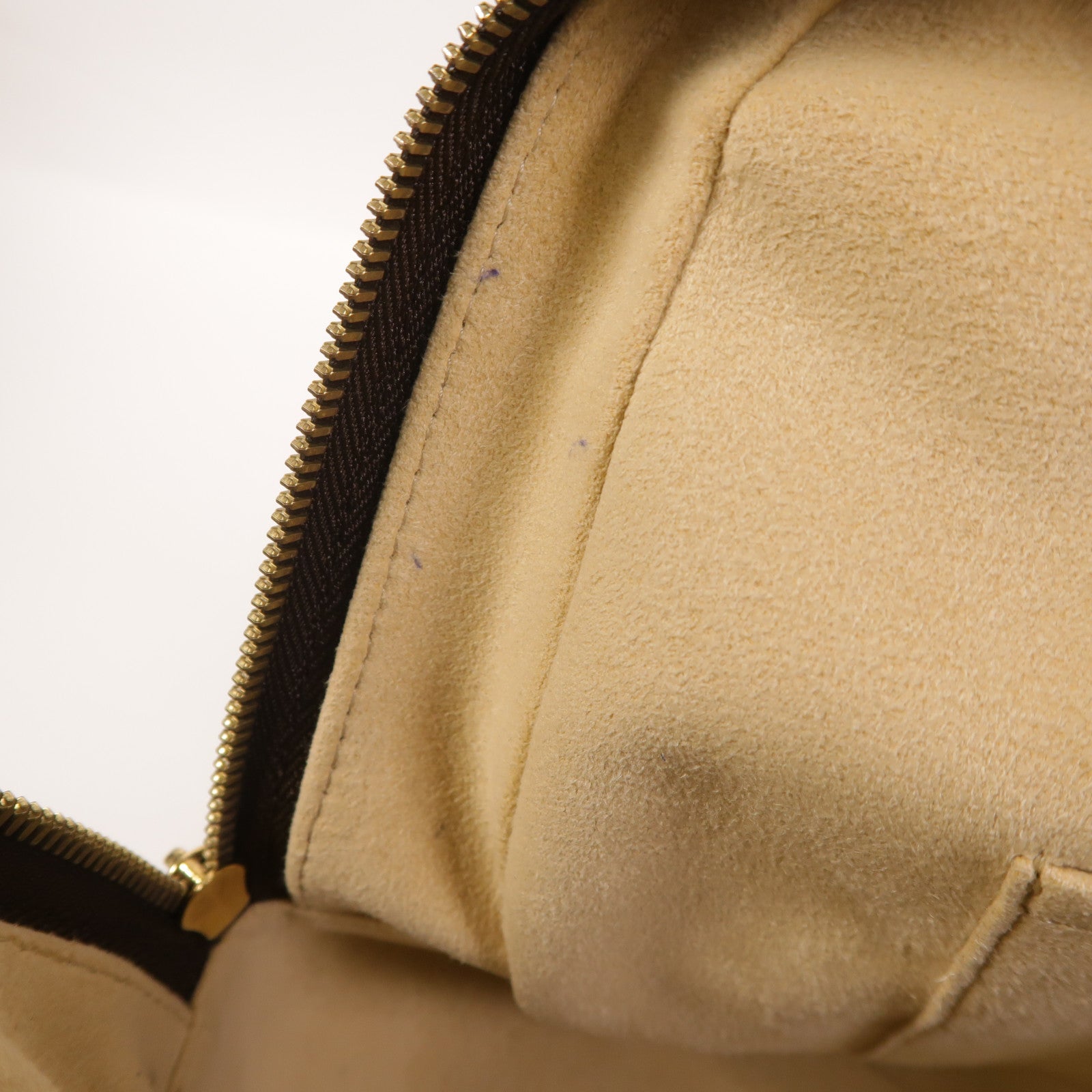 LOUIS VUITTON Monogram Manhattan GM金扣手挽袋棕色