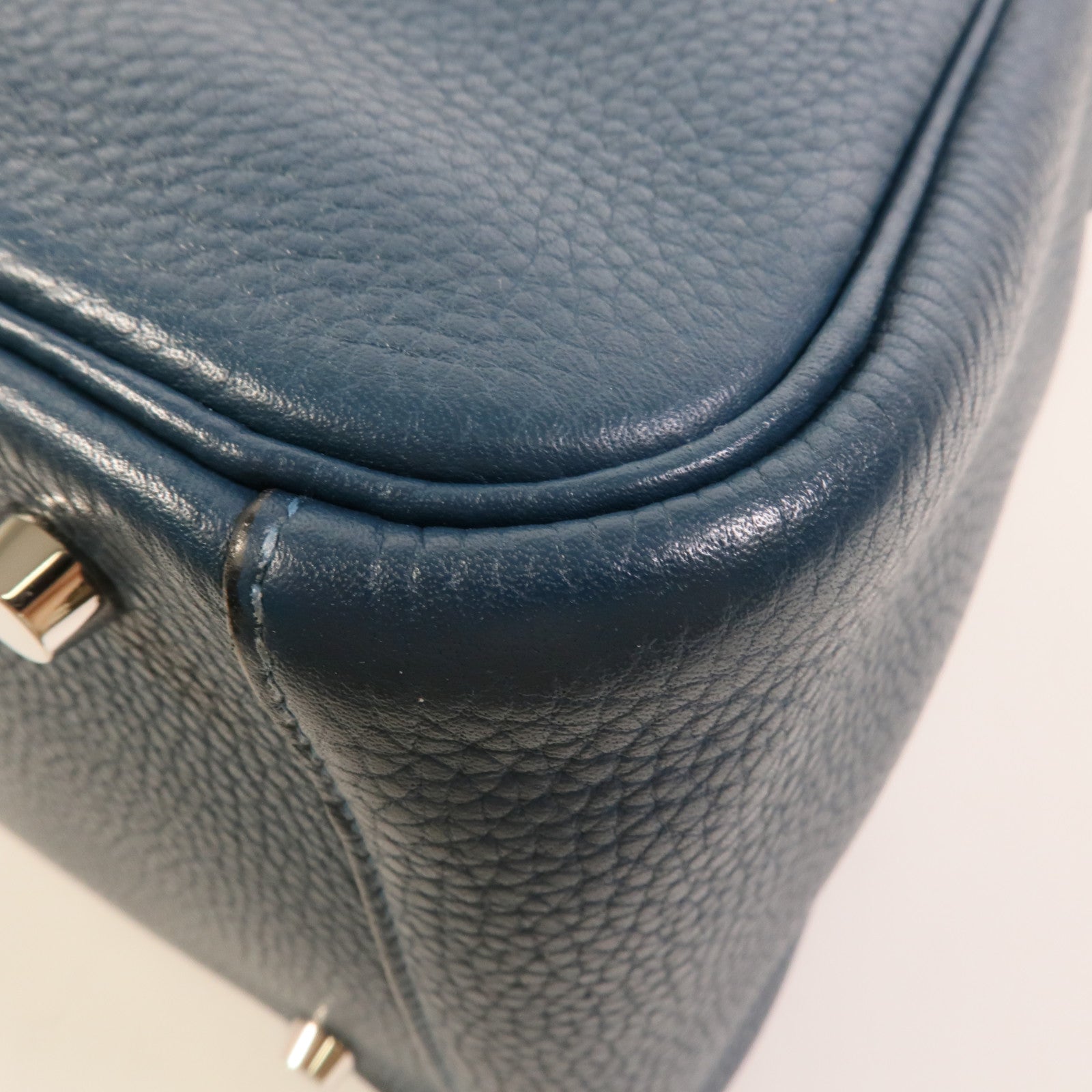 HERMES Clemence皮革Lindy 30手挽肩背兩用袋Colvert