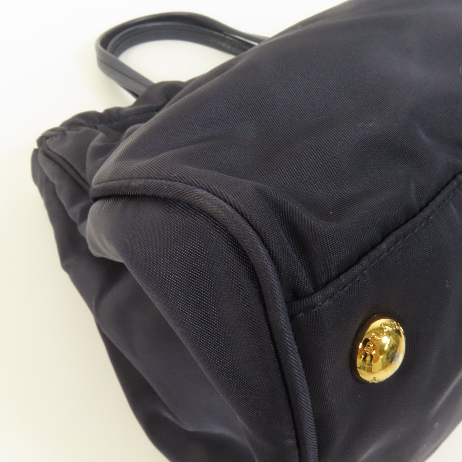 PRADA 尼龍Shoulder Tote金扣手挽肩背兩用袋