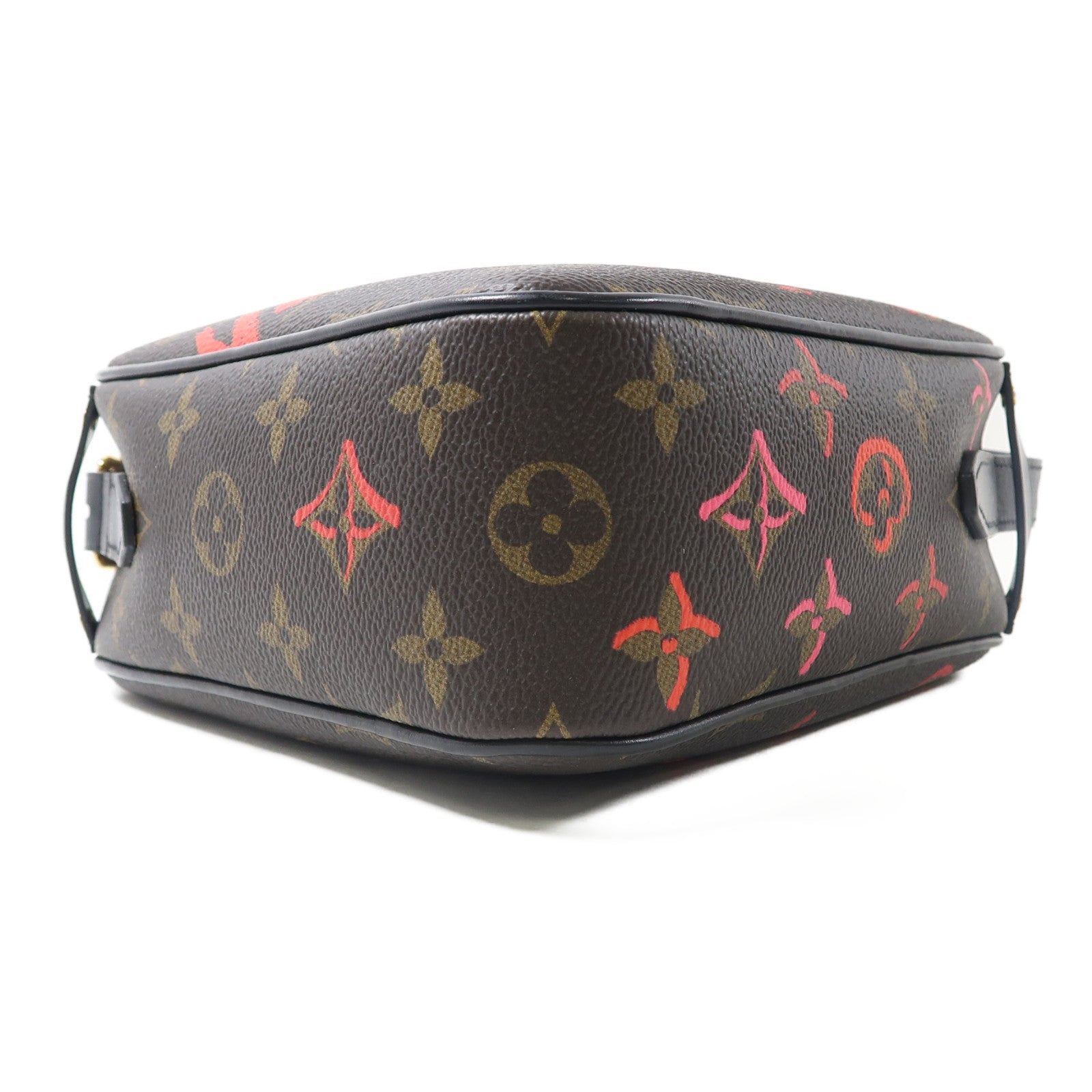 LOUIS VUITTON Monogram Sac Coeur Fall In Love金扣肩背袋棕色