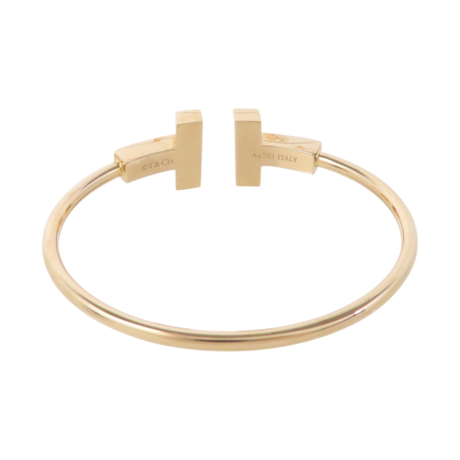 TIFFANY＆CO 18K玫瑰金T Wire Bracelet手鏈