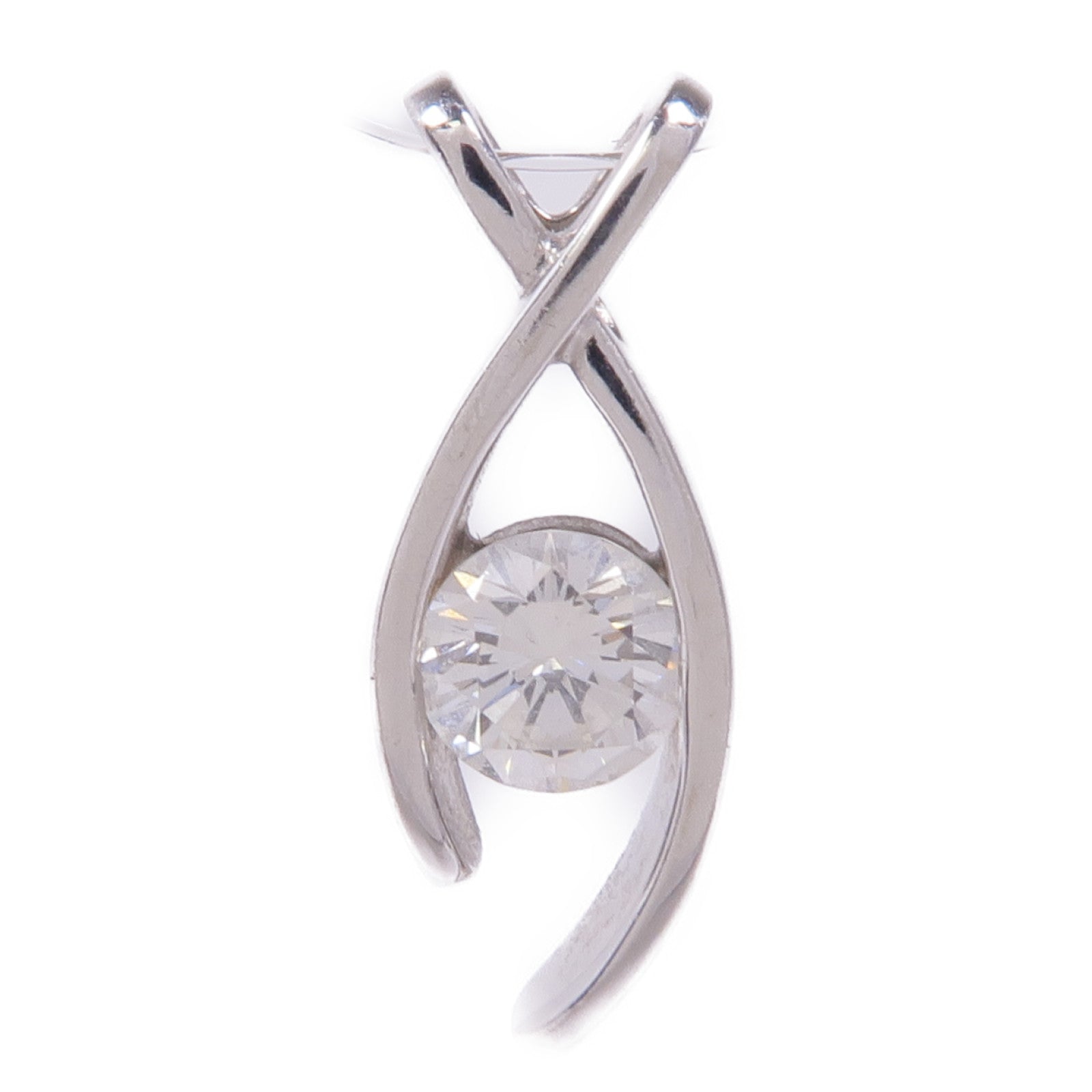 JEWELRY Diamond Pendant Top 18K White Gold