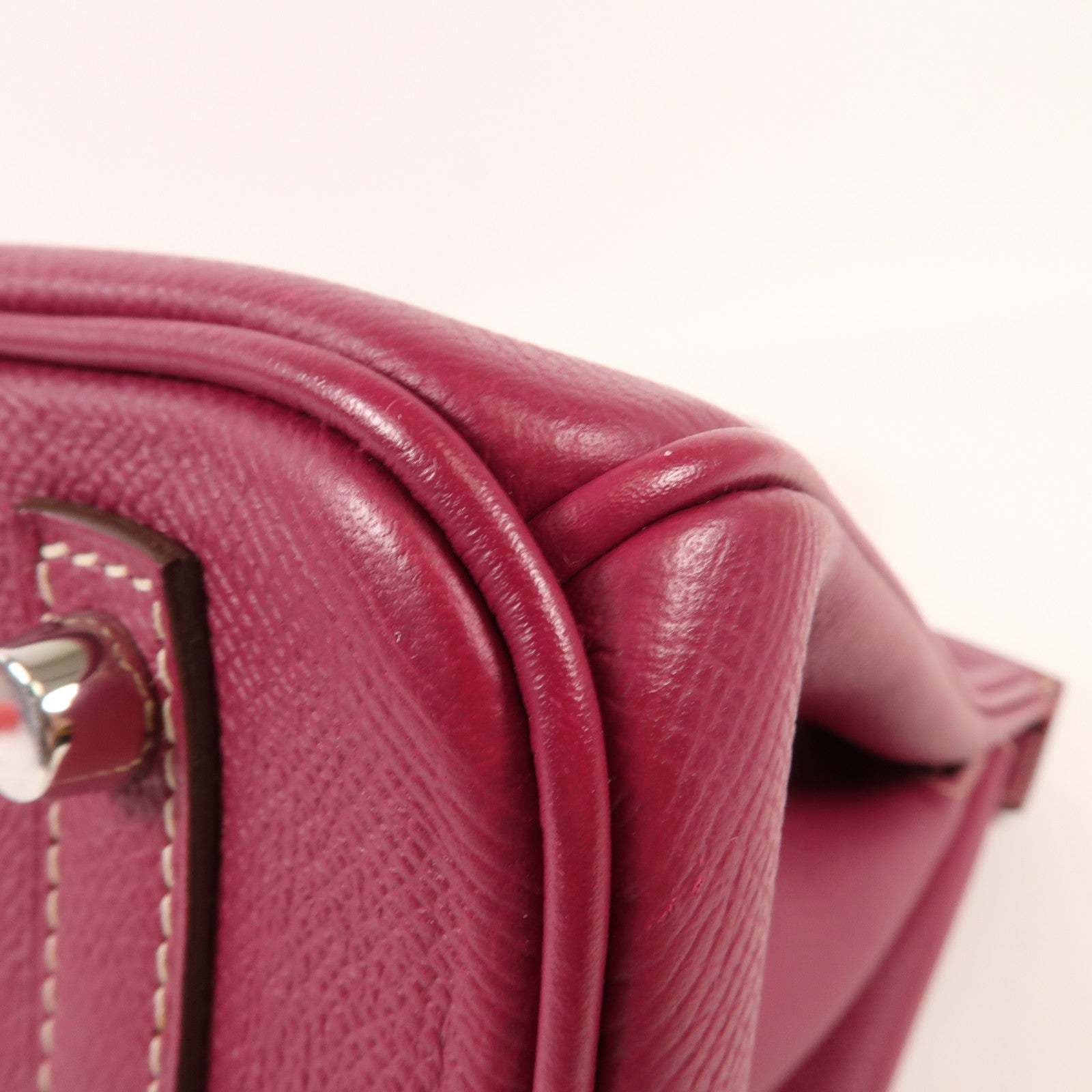 HERMES Epsom皮革Birkin 30銀扣手挽袋