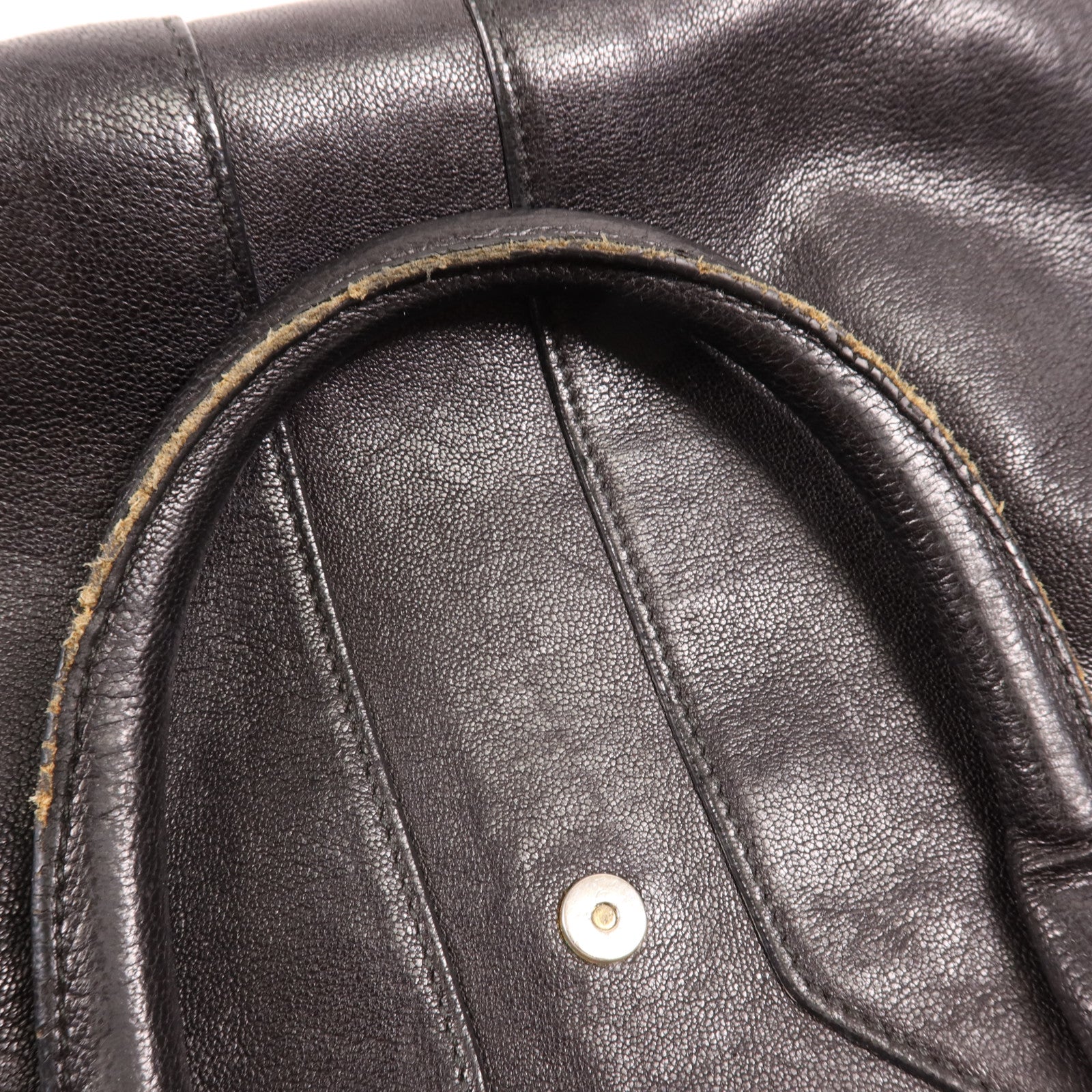 YVES SAINT LAURENT 牛皮皮革Cabas Chyc金扣手挽肩背兩用袋