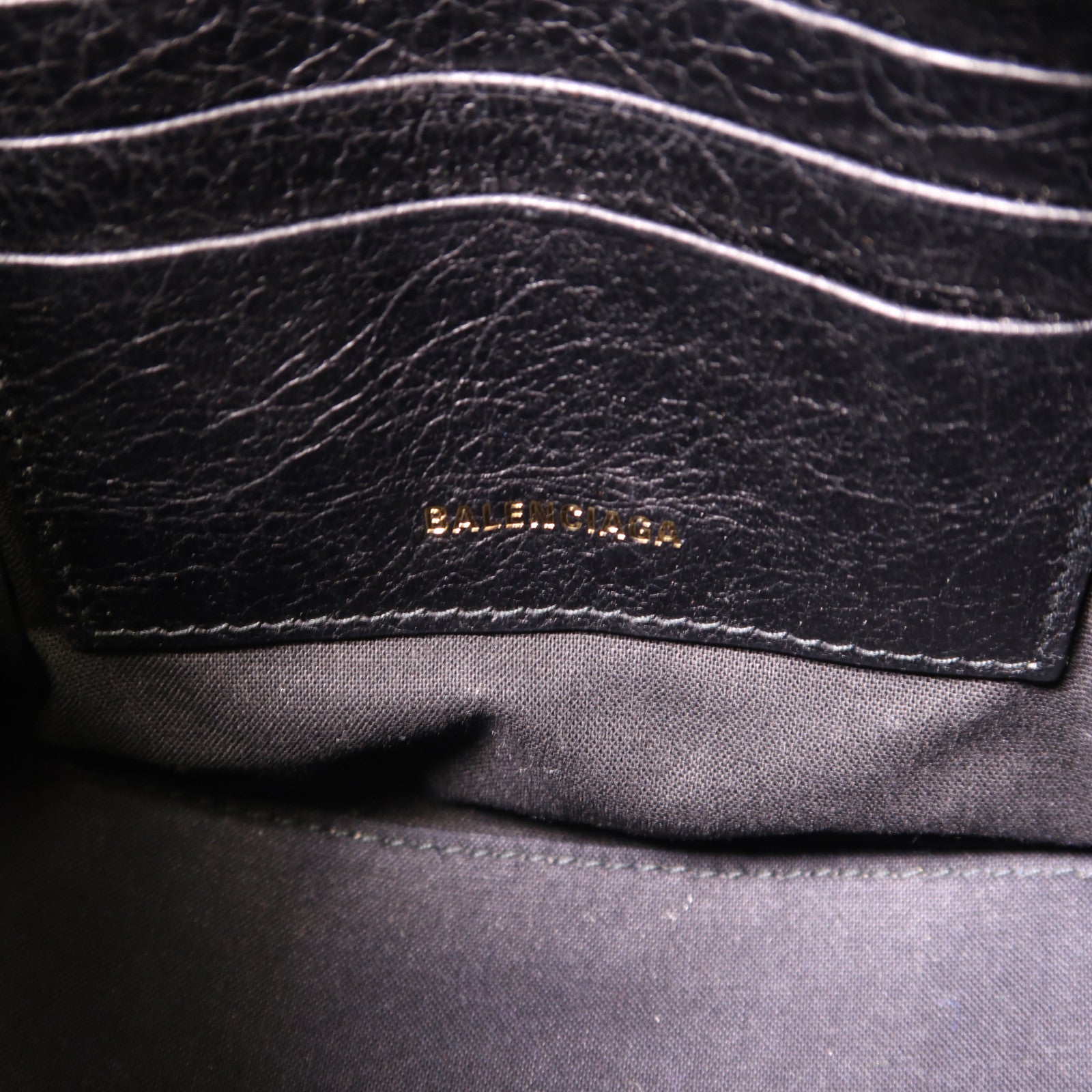 BALENCIAGA 牛皮皮革Bazaar Shopper XXS銀扣手挽肩背兩用袋