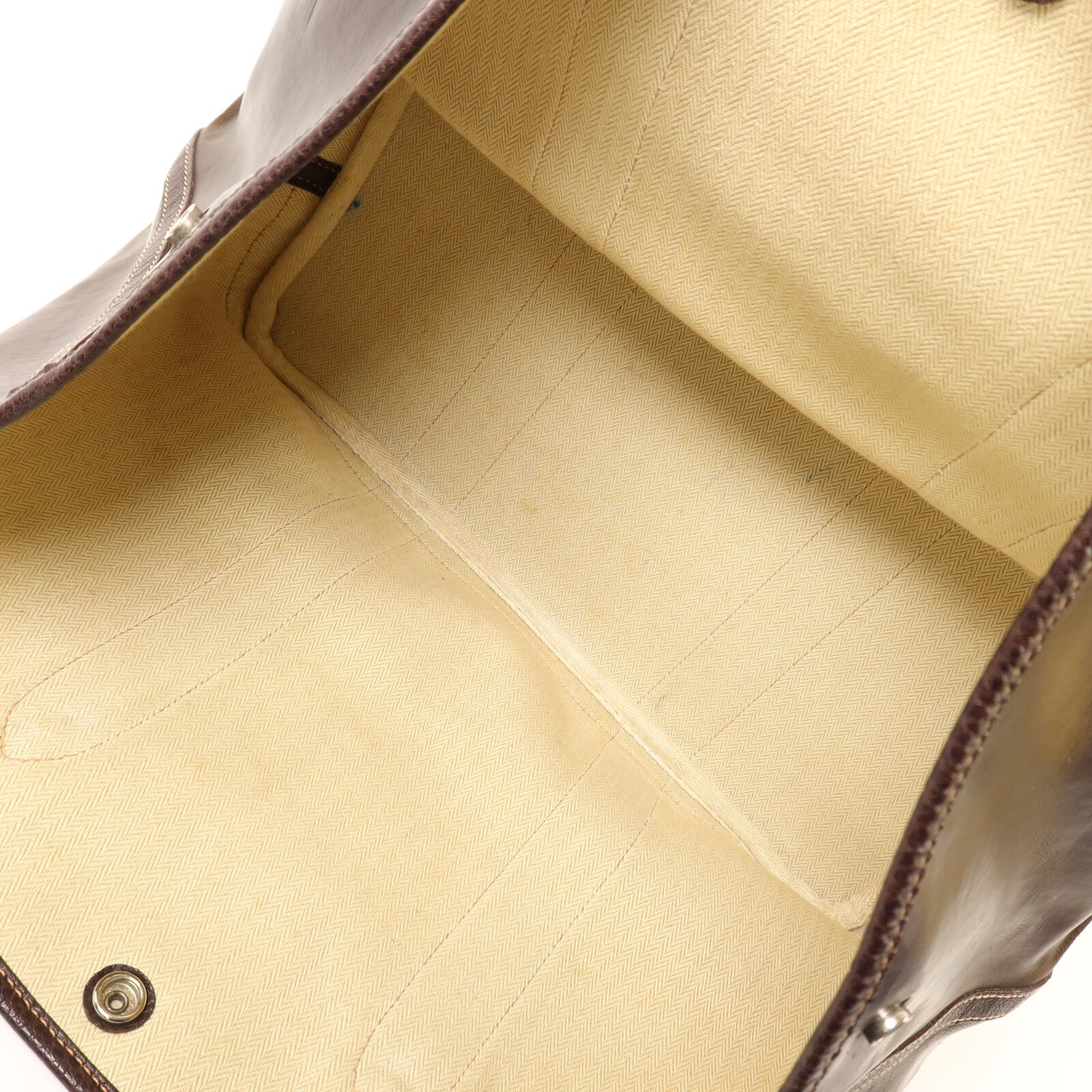 HERMES Amazonia Garden Party PM銀扣手挽袋Brown