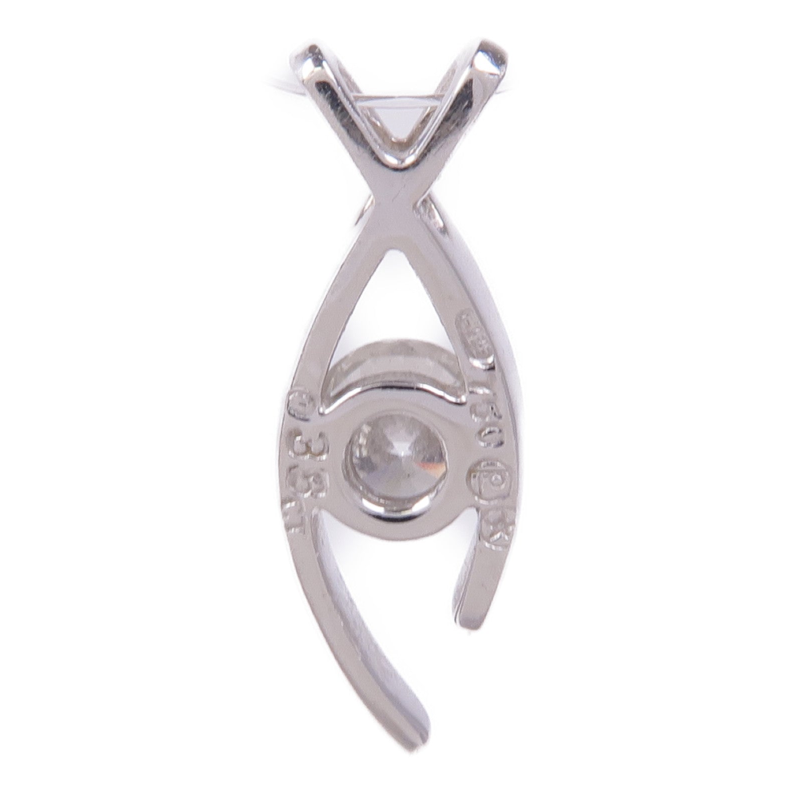 JEWELRY Diamond Pendant Top 18K White Gold