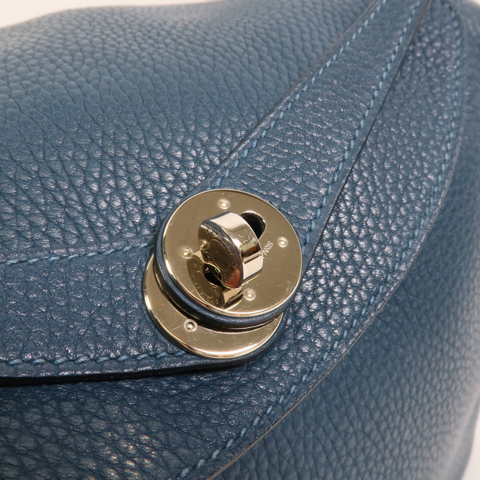 HERMES Clemence皮革Lindy 30手挽肩背兩用袋Colvert