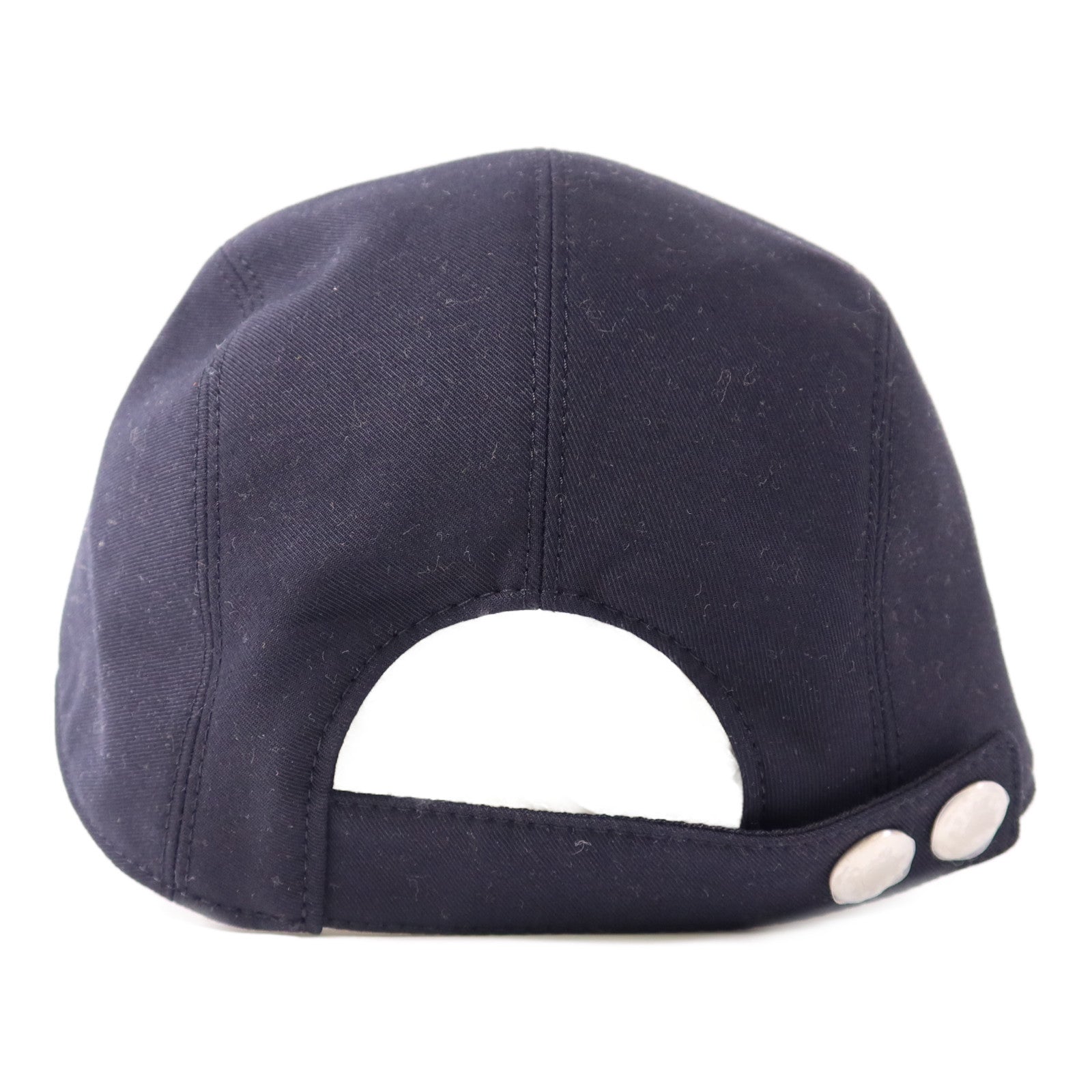 HERMES Nevada Quarterb'H Cap Cotton Navy