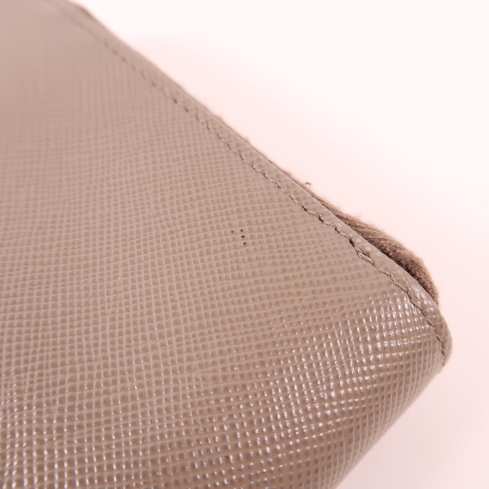 PRADA GHW Zipper Long Wallet  IM0506 Calfskin Leather Brown