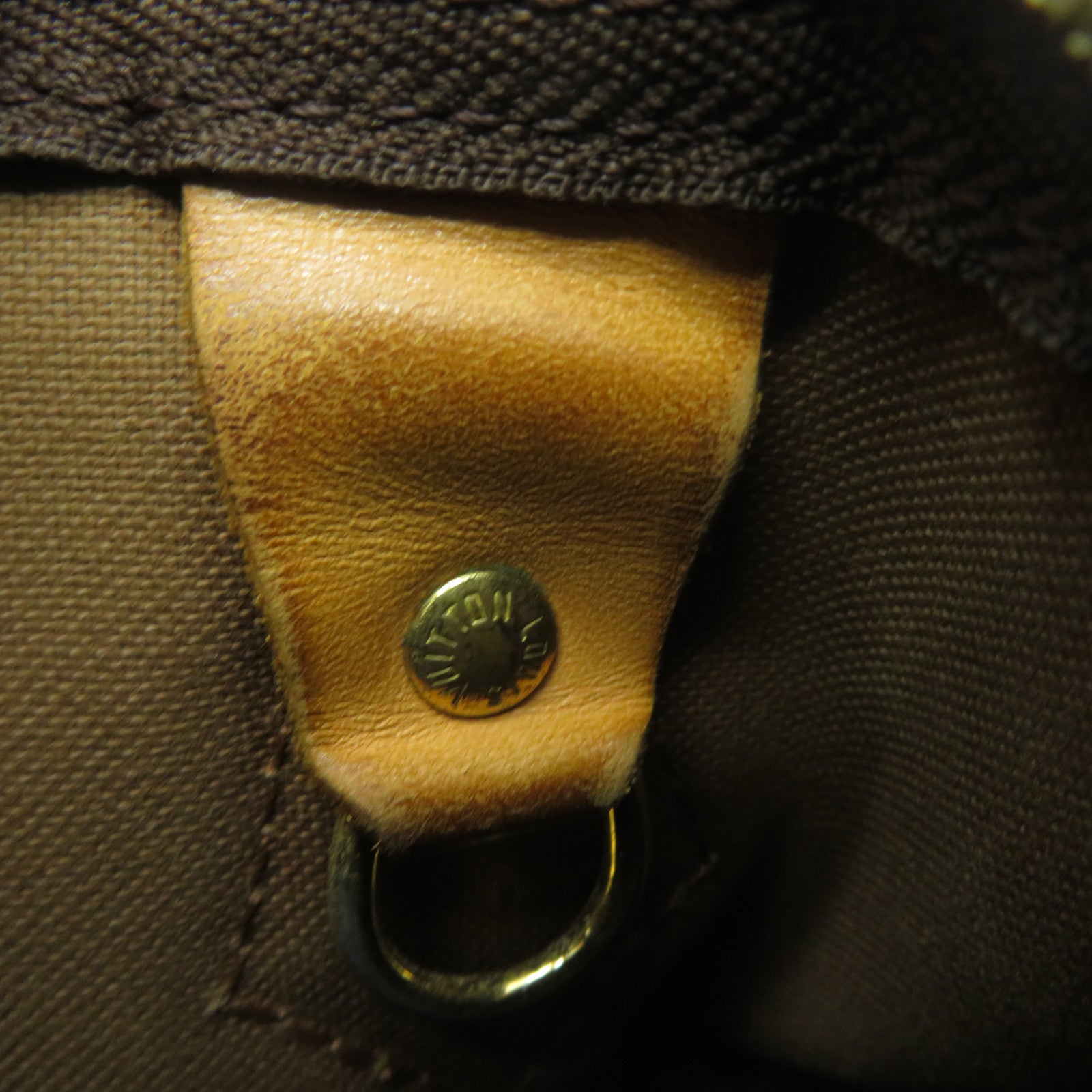 LOUIS VUITTON Monogram Speedy Bandouliere 30金扣手挽肩背兩用袋啡色