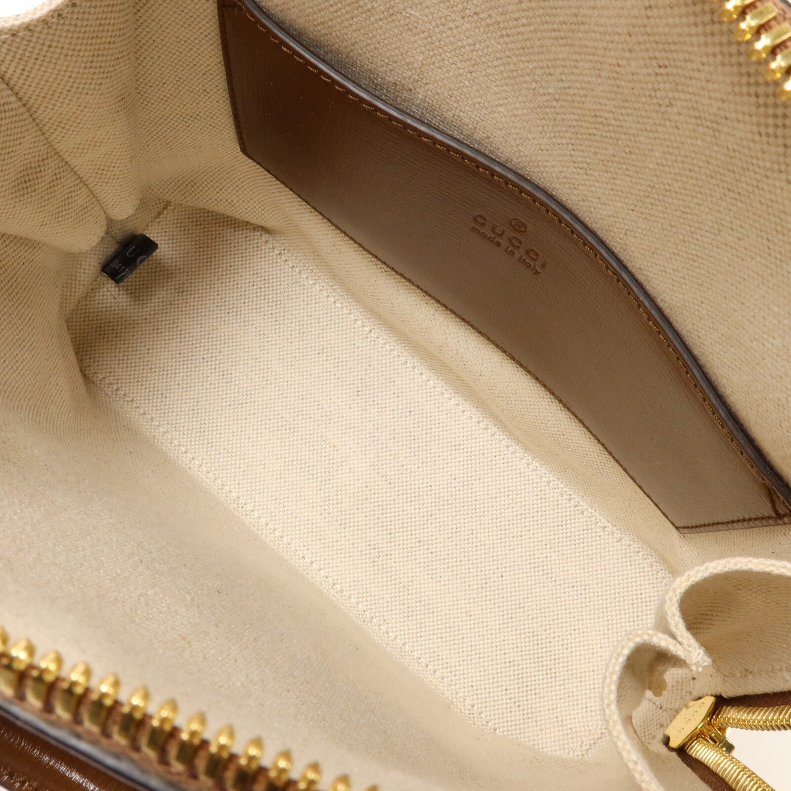 GUCCI 塗層帆布Horsebit 1955 Top Handle手挽肩背兩用袋